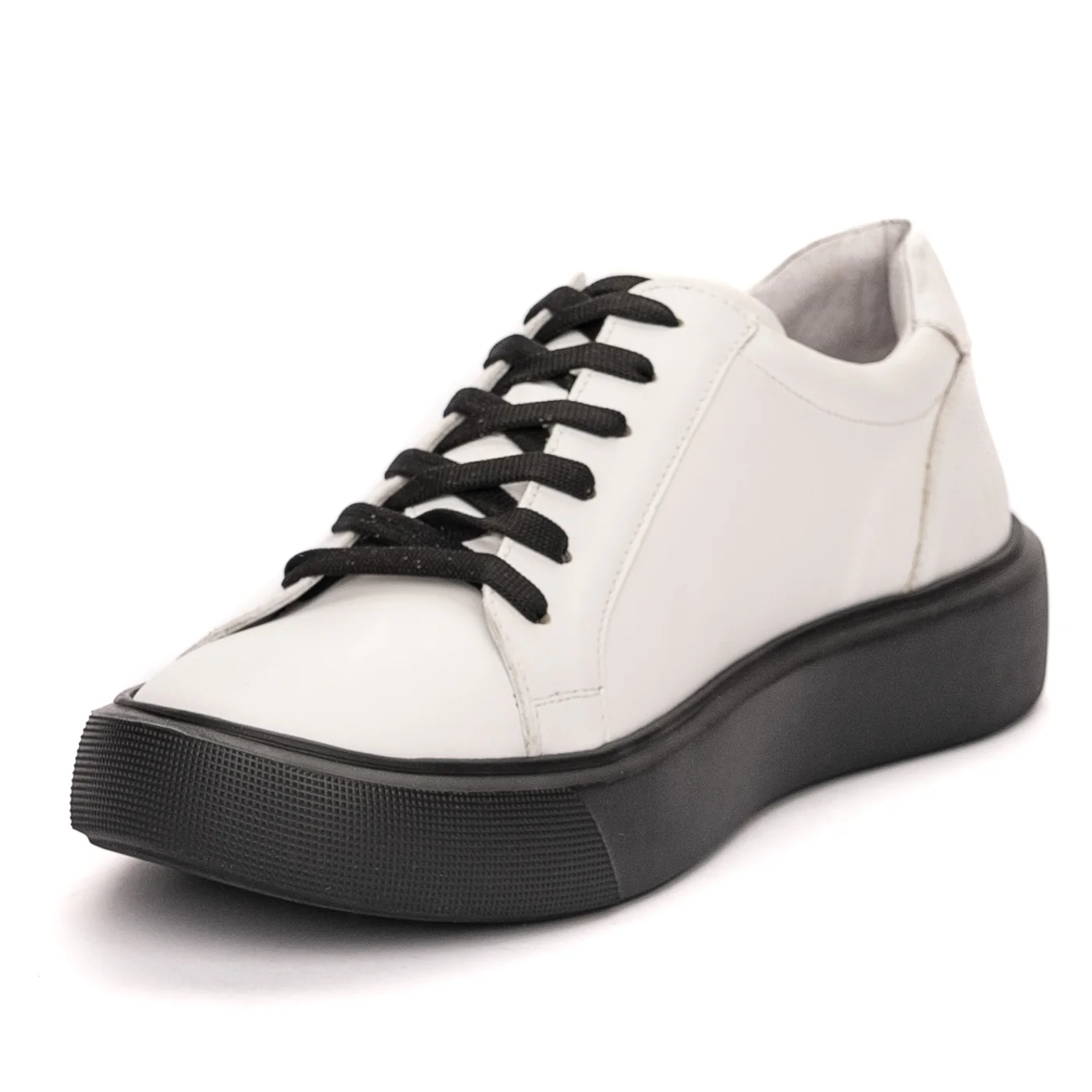 Pantofi casual barbati din piele naturala alba 7493 - Image 3