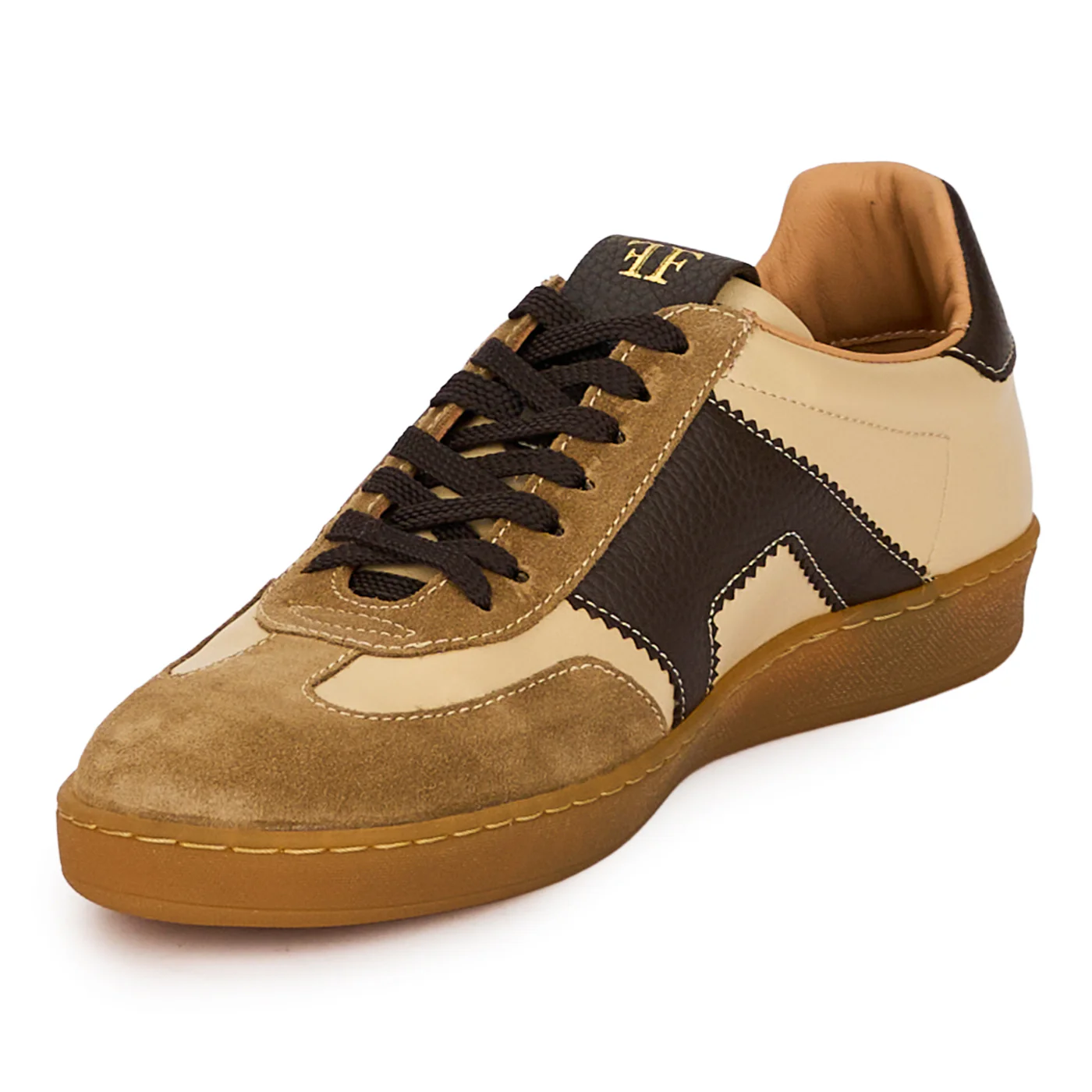 Pantofi casual barbati din piele naturala bej 7895 - Image 3