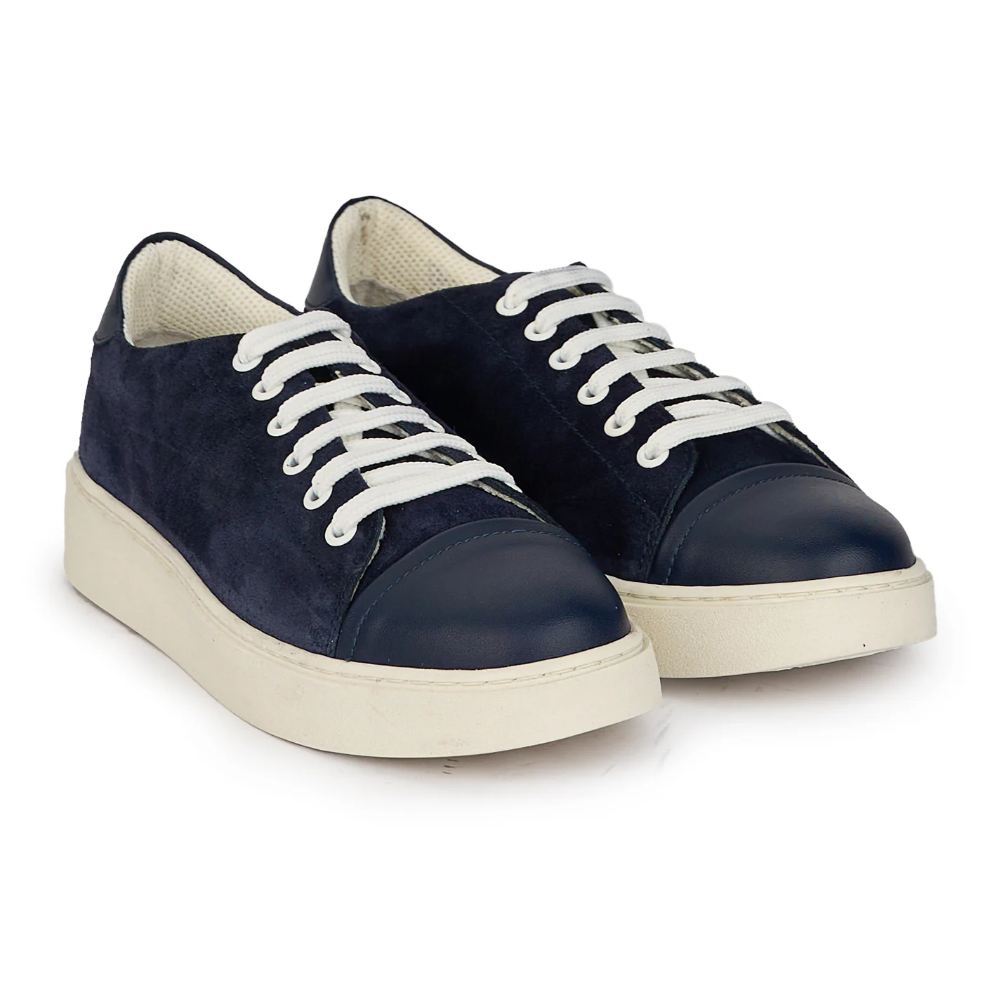 Pantofi casual barbati din piele naturala bleumarin 7881 - Image 4
