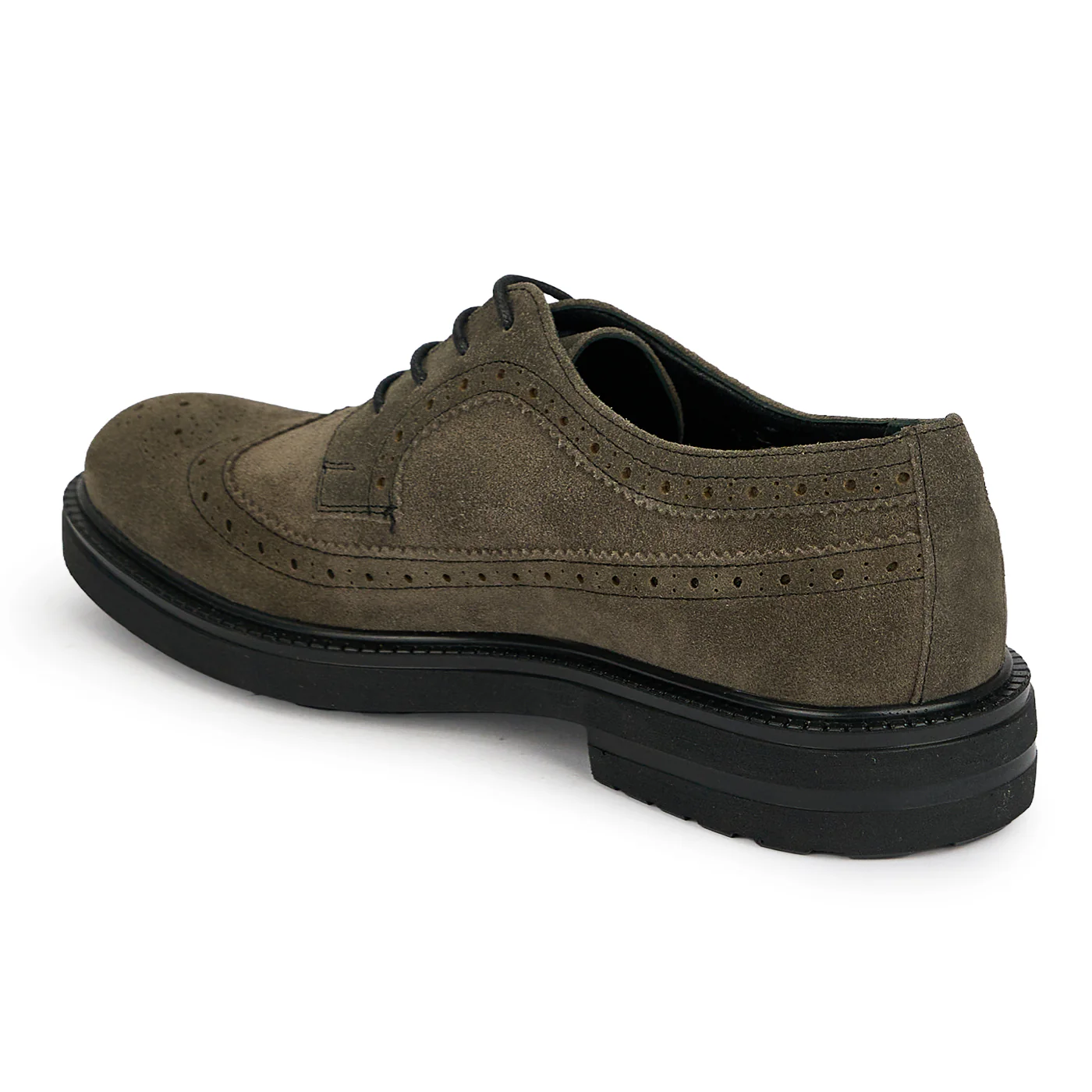 Pantofi casual barbati din piele naturala gri 20110 - Image 2