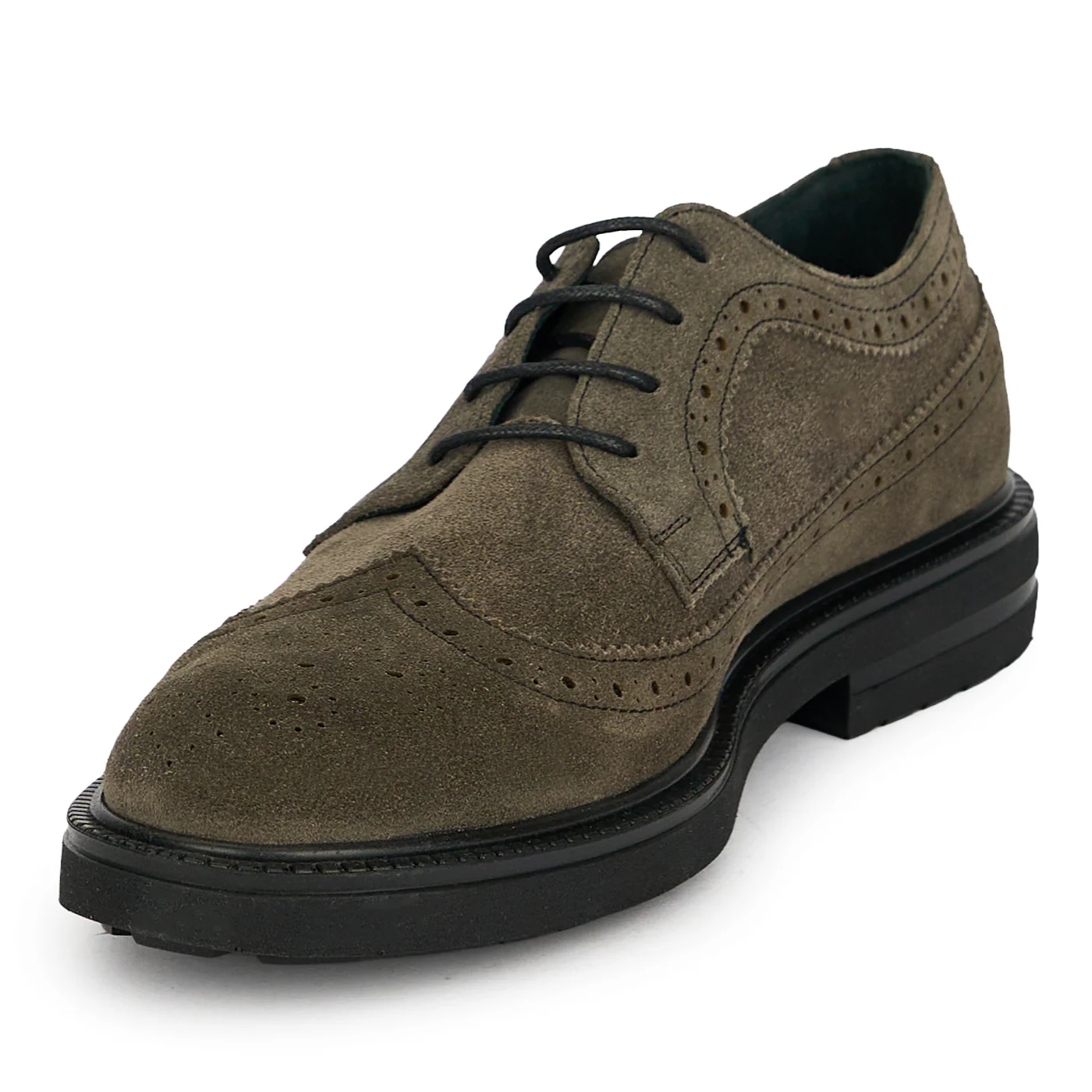 Pantofi casual barbati din piele naturala gri 20110 - Image 3