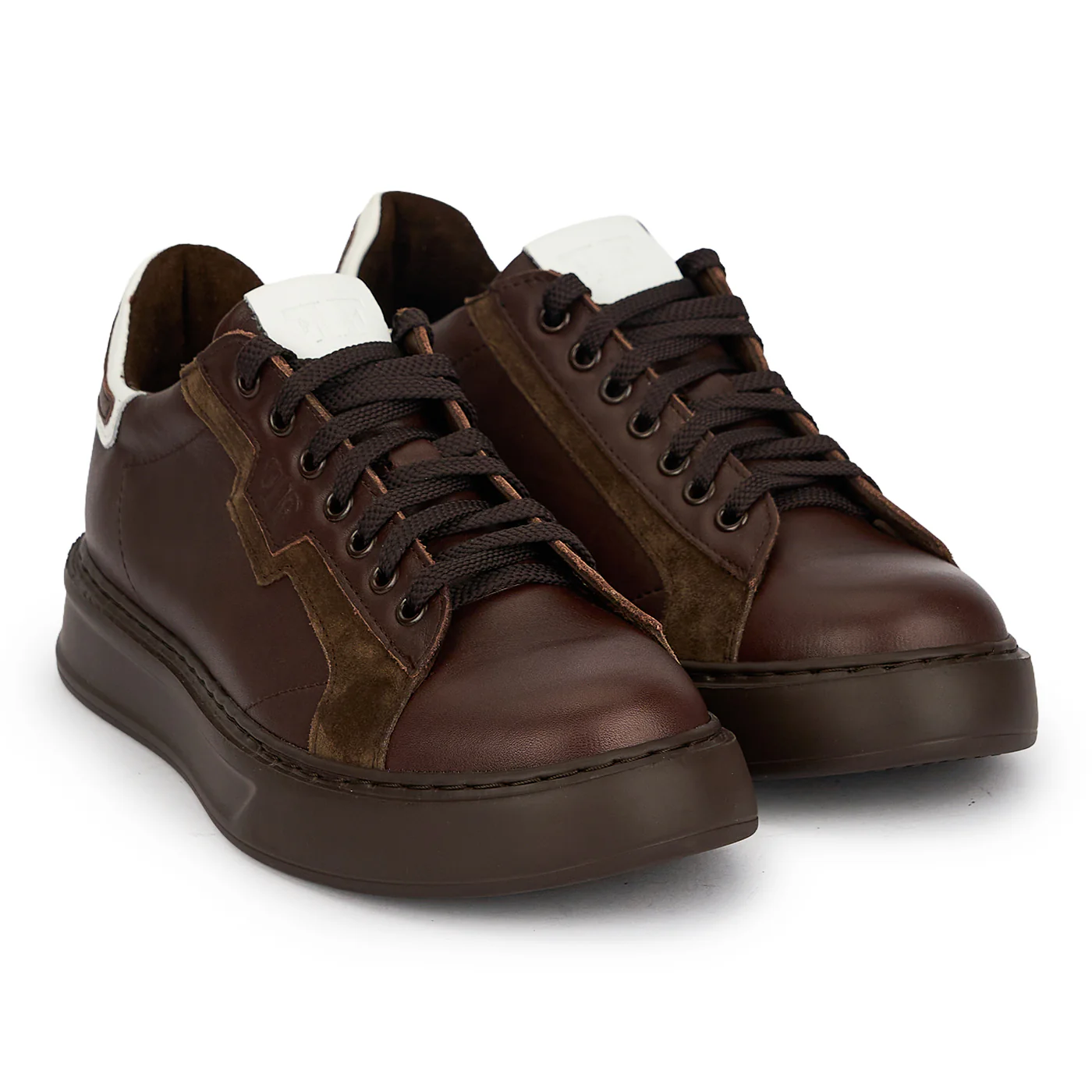 Pantofi casual barbati din piele naturală maro 20144 - Image 4