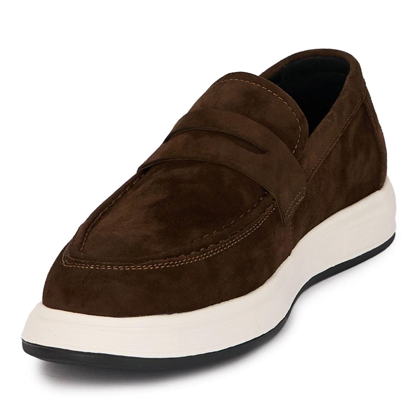 Pantofi casual barbati din piele naturala maro 7851 - Image 3