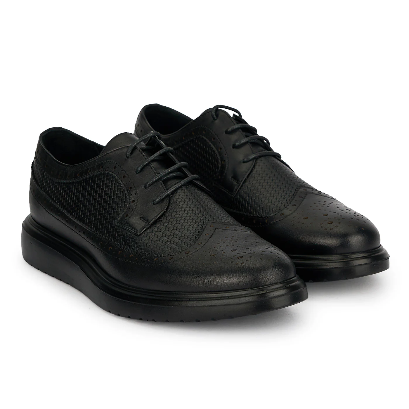 Pantofi casual barbati din piele naturala neagra 20111 - Image 4