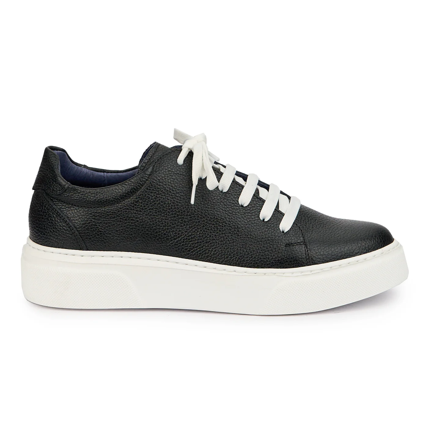 Pantofi casual barbati din piele naturala neagra 7561