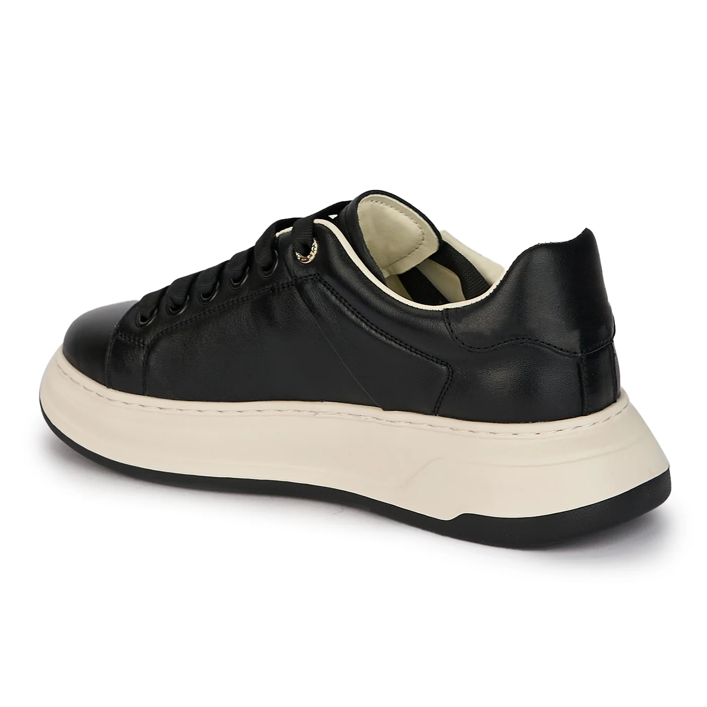 Pantofi casual barbati din piele naturala neagra 7849 - Image 2
