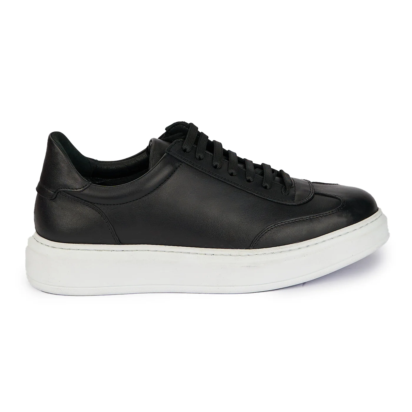 Pantofi casual barbati din piele naturala neagra 7855