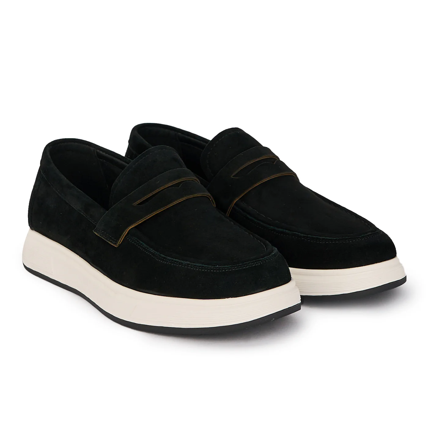 Pantofi casual barbati din piele naturala neagra 7859 - Image 4