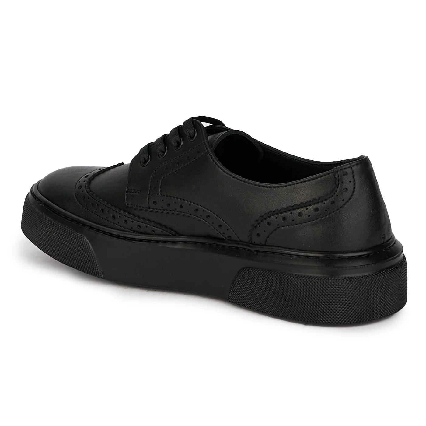 Pantofi casual barbati din piele naturala neagra 7870 - Image 2