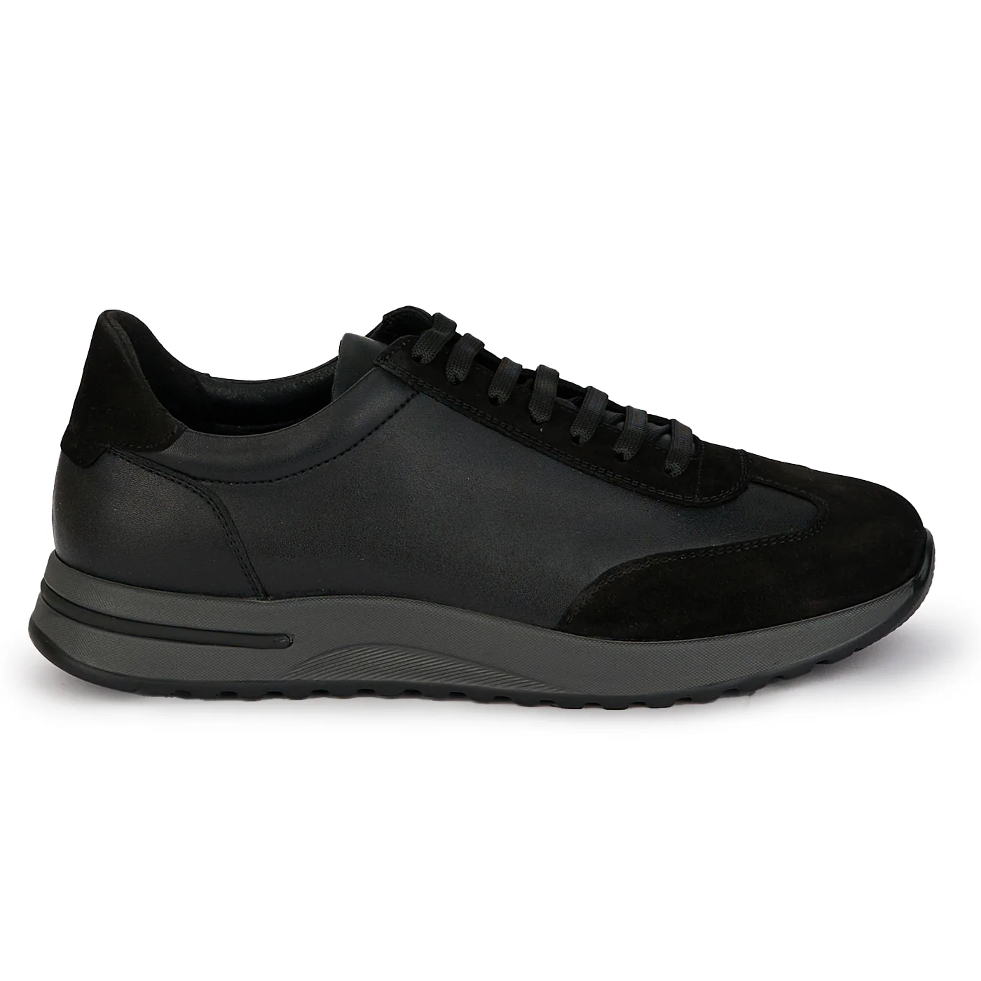 Pantofi casual barbati din piele naturala neagra 7871