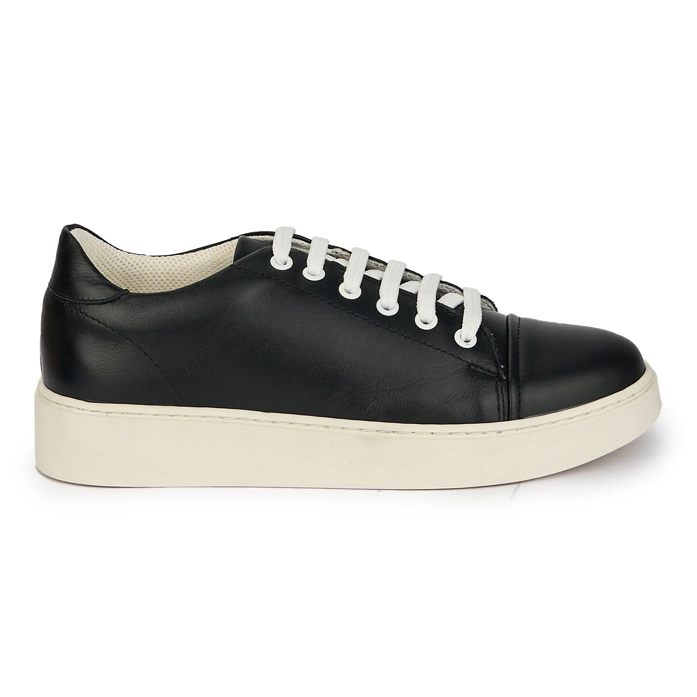 Pantofi casual barbati din piele naturala neagra 7879