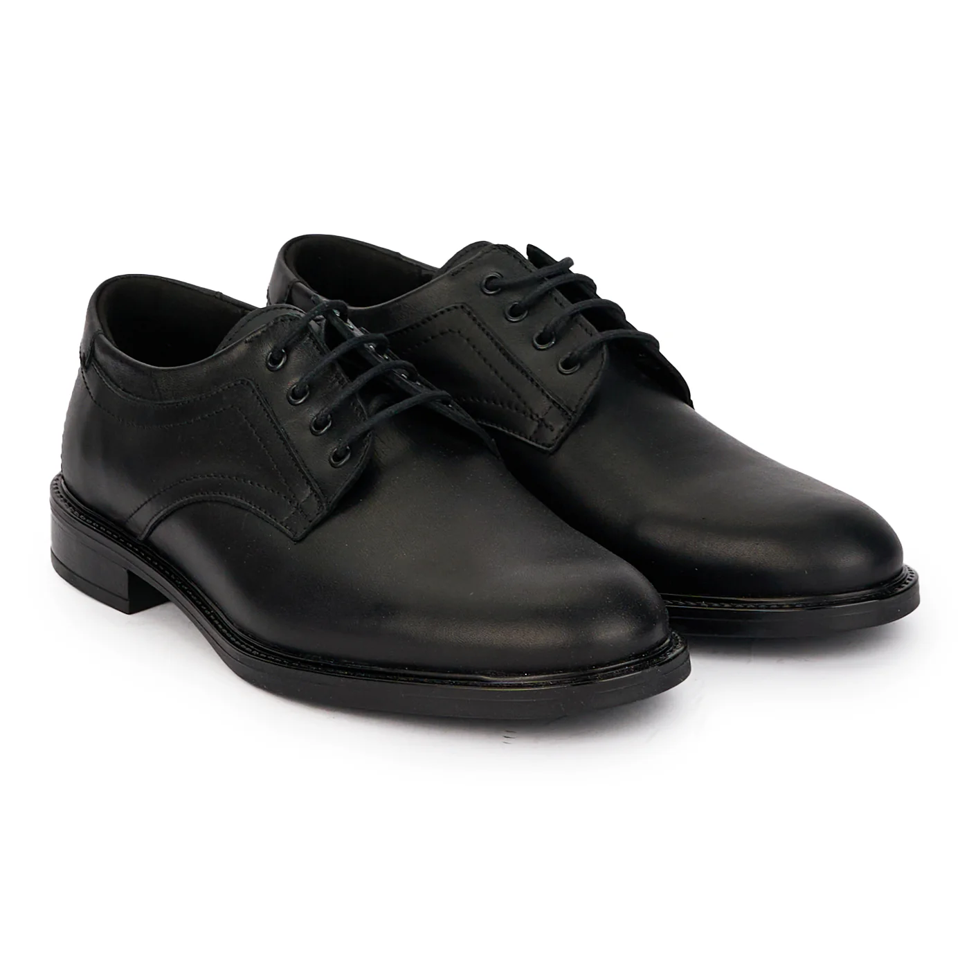 Pantofi casual barbati din piele naturala neagra 7887 - Image 4