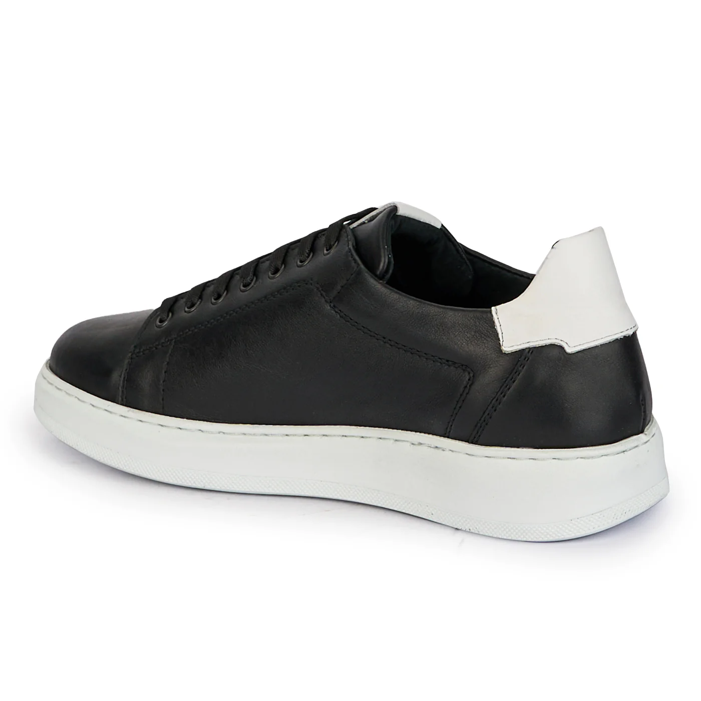 Pantofi casual barbati din piele naturala neagra 7890 - Image 2