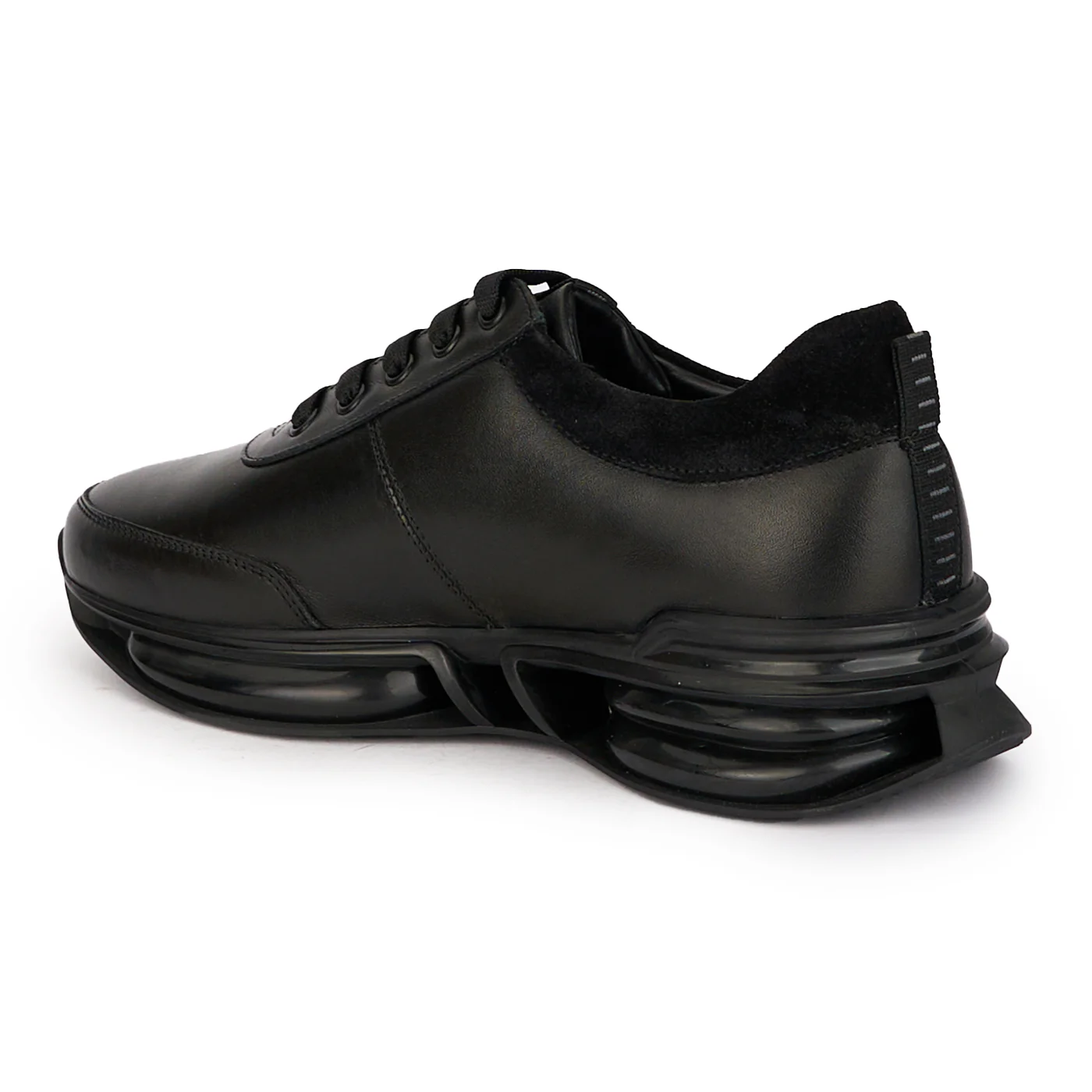 Pantofi casual barbati din piele naturala neagra 7891 - Image 2