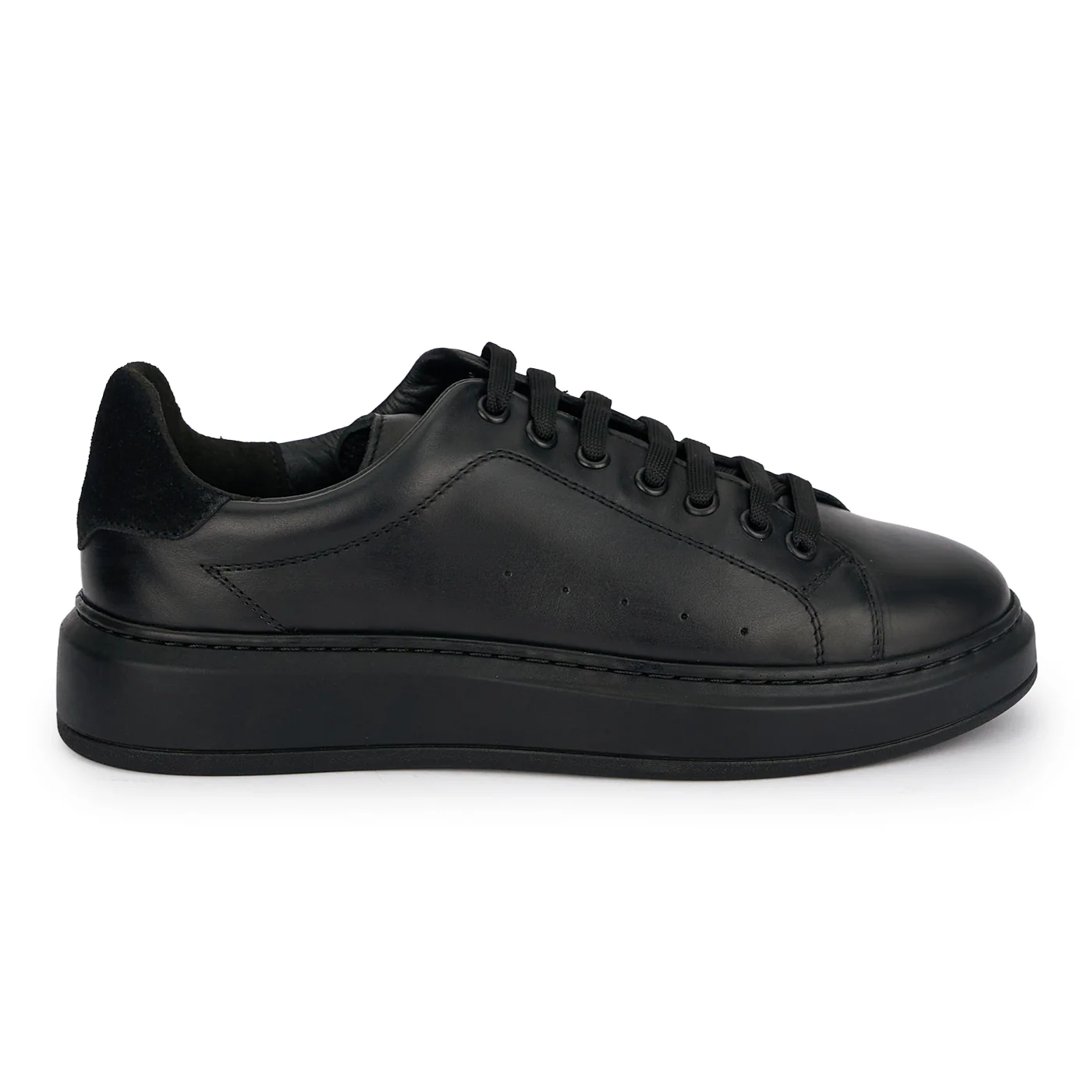 Pantofi casual barbati din piele naturala neagra 7929