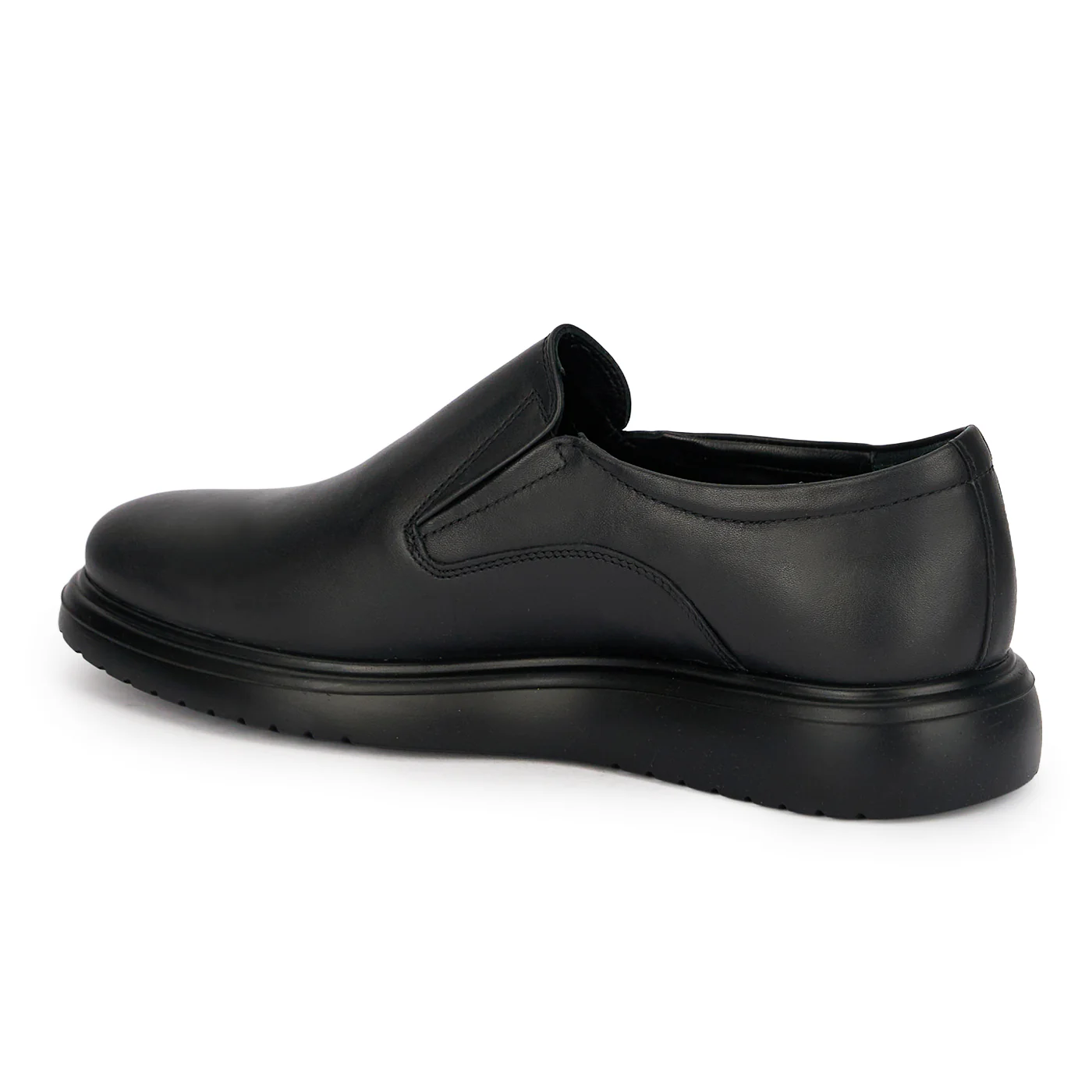 Pantofi casual barbati din piele naturala neagra 7939 - Image 2