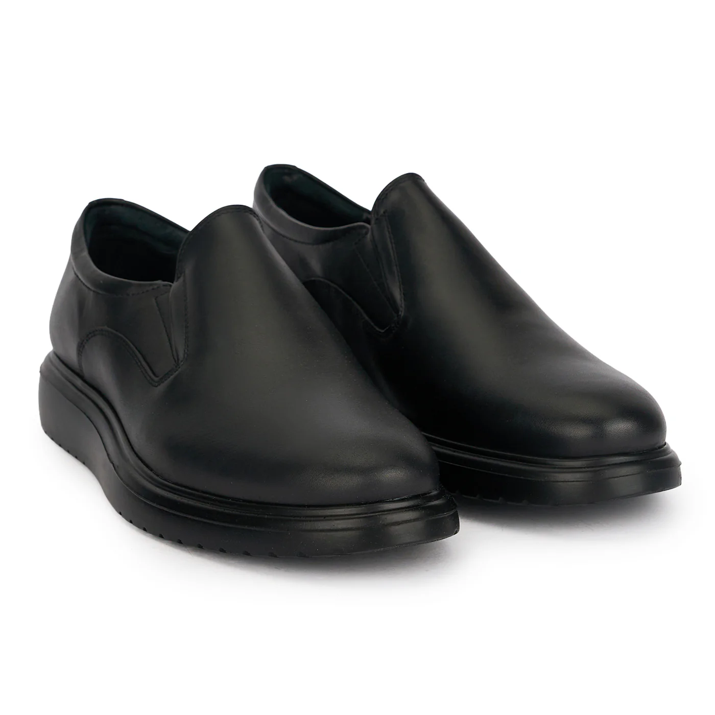 Pantofi casual barbati din piele naturala neagra 7939 - Image 4
