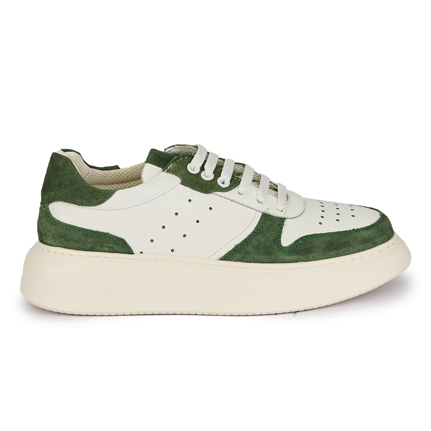 Pantofi casual barbati din piele naturala verde 7864