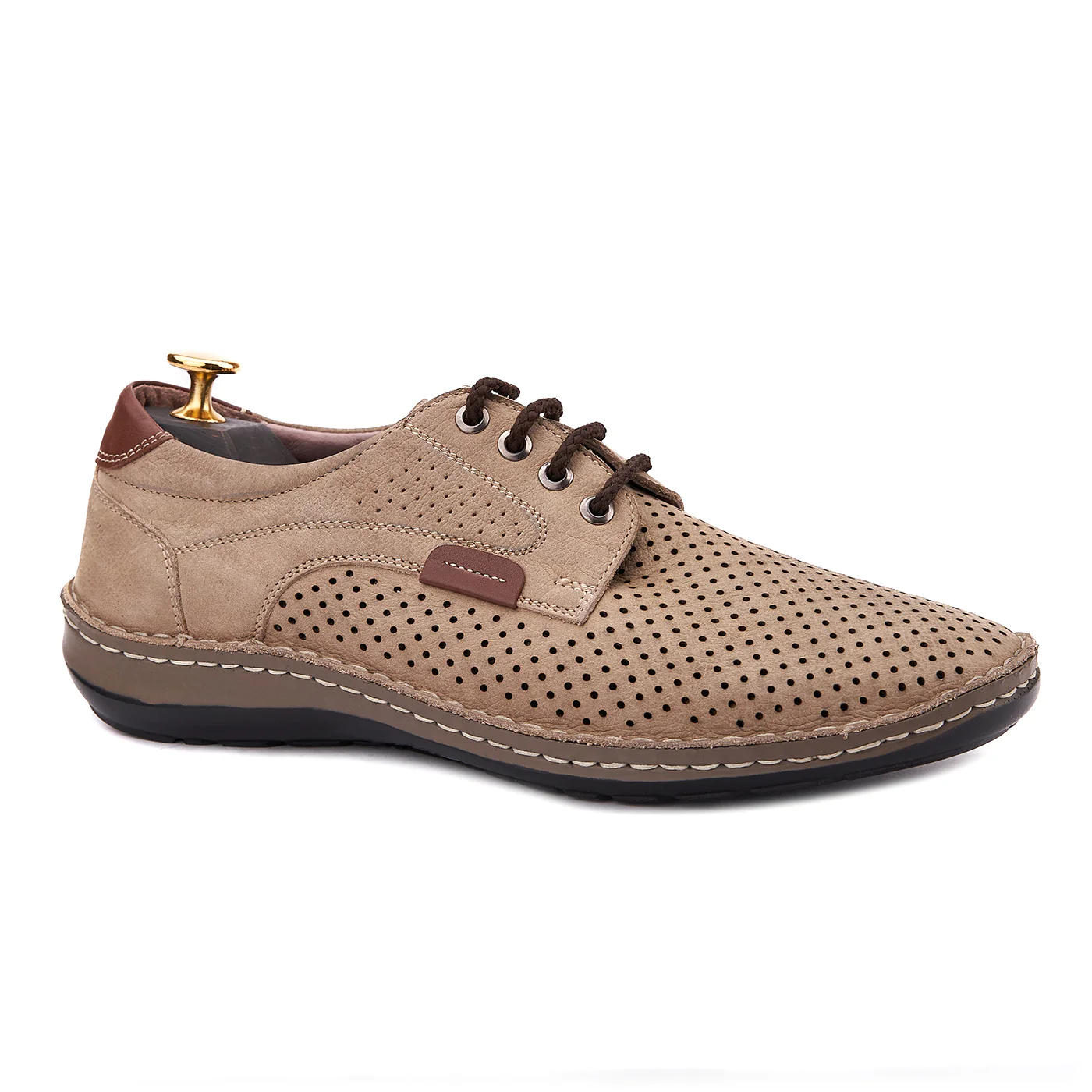 Pantofi Casual Barbati Piele Bej 0132