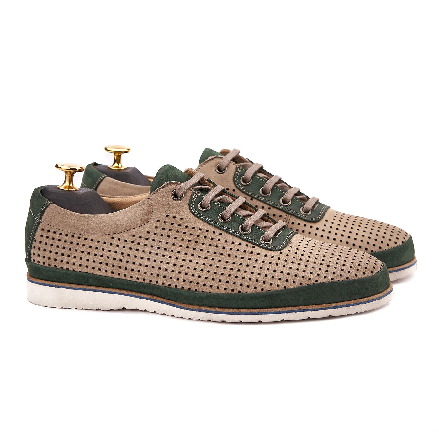 Pantofi Casual Bej din Piele Naturala 0105