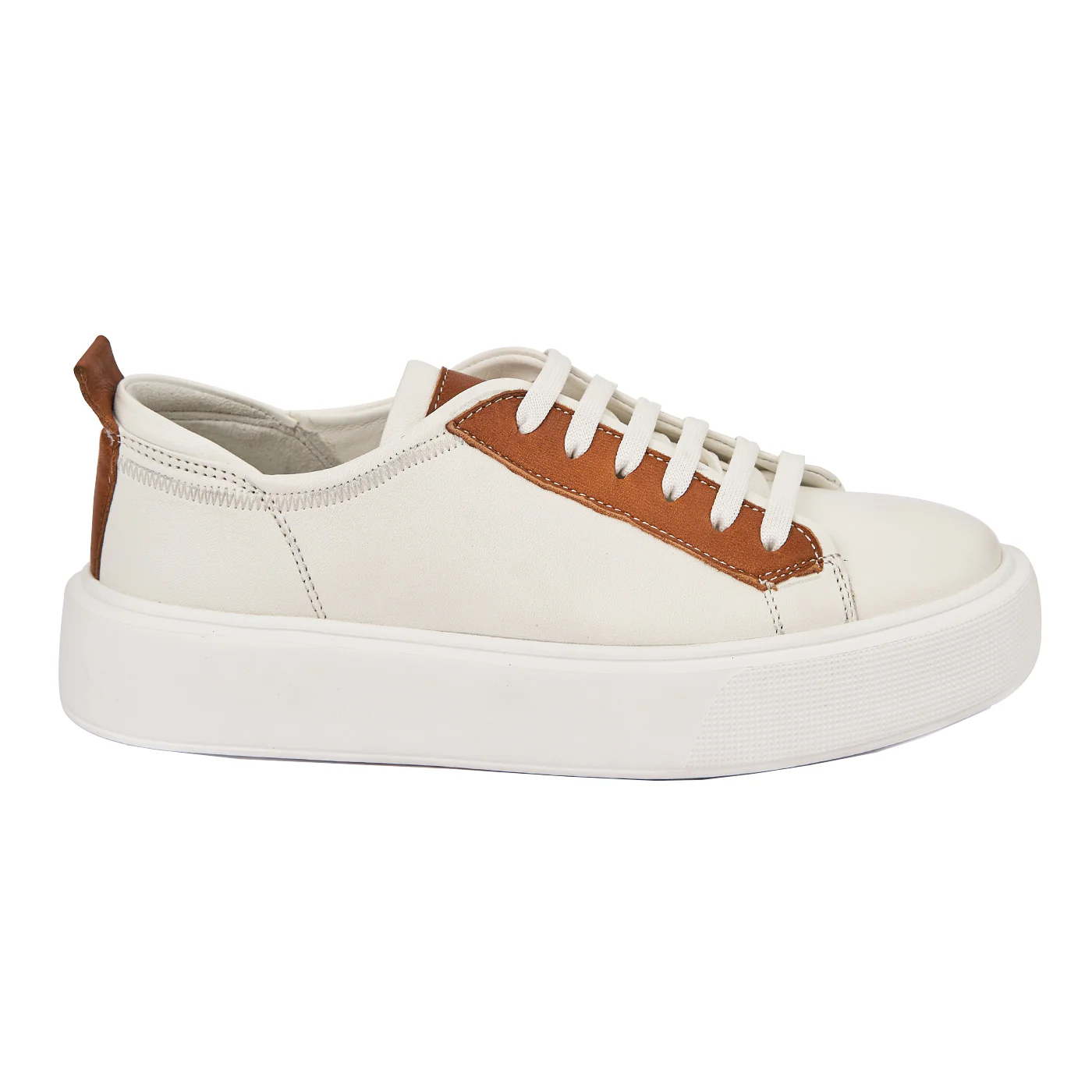 Pantofi Casual Dama Albi din Piele Naturala 1680