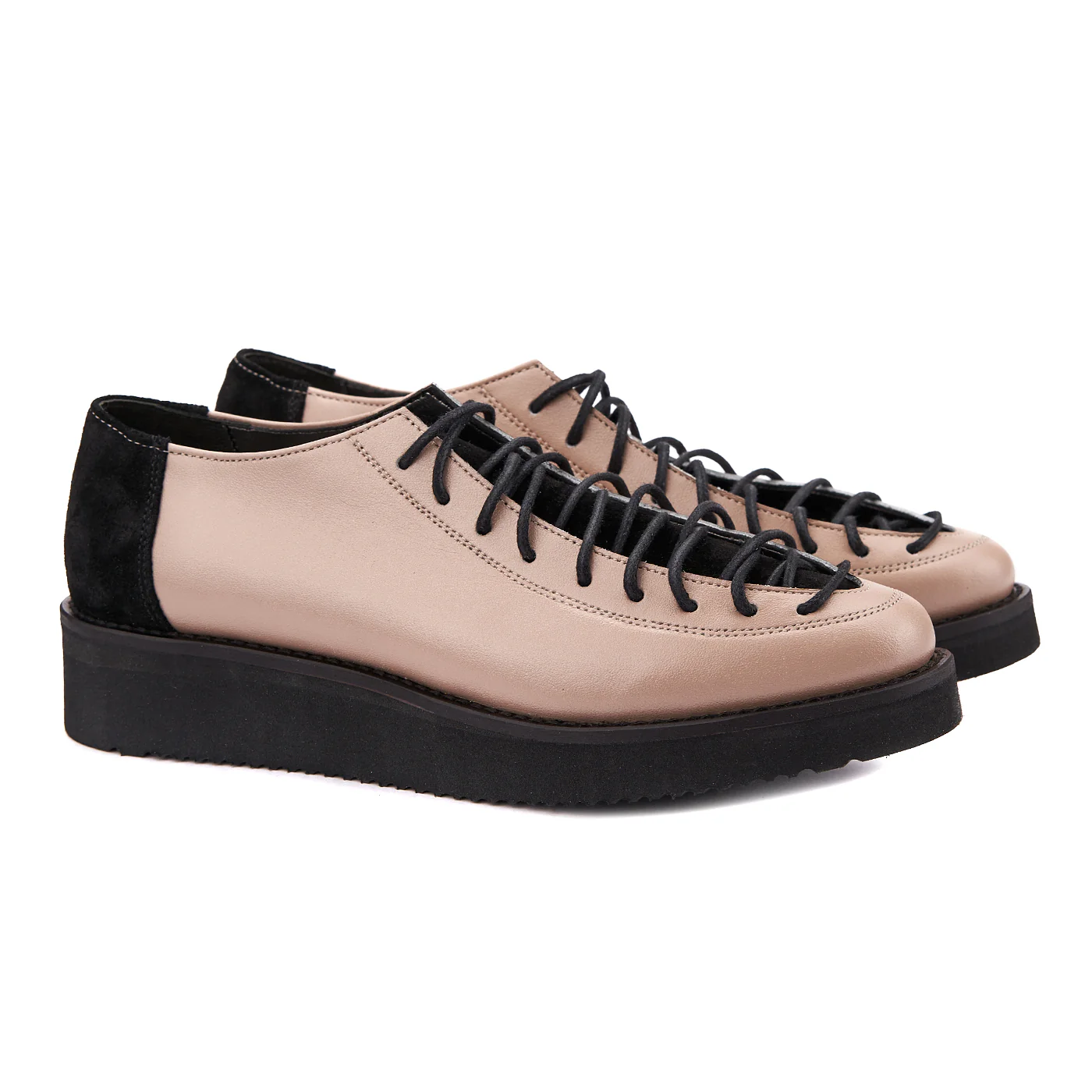 Pantofi Casual Dama Bej din Piele Naturala 1410
