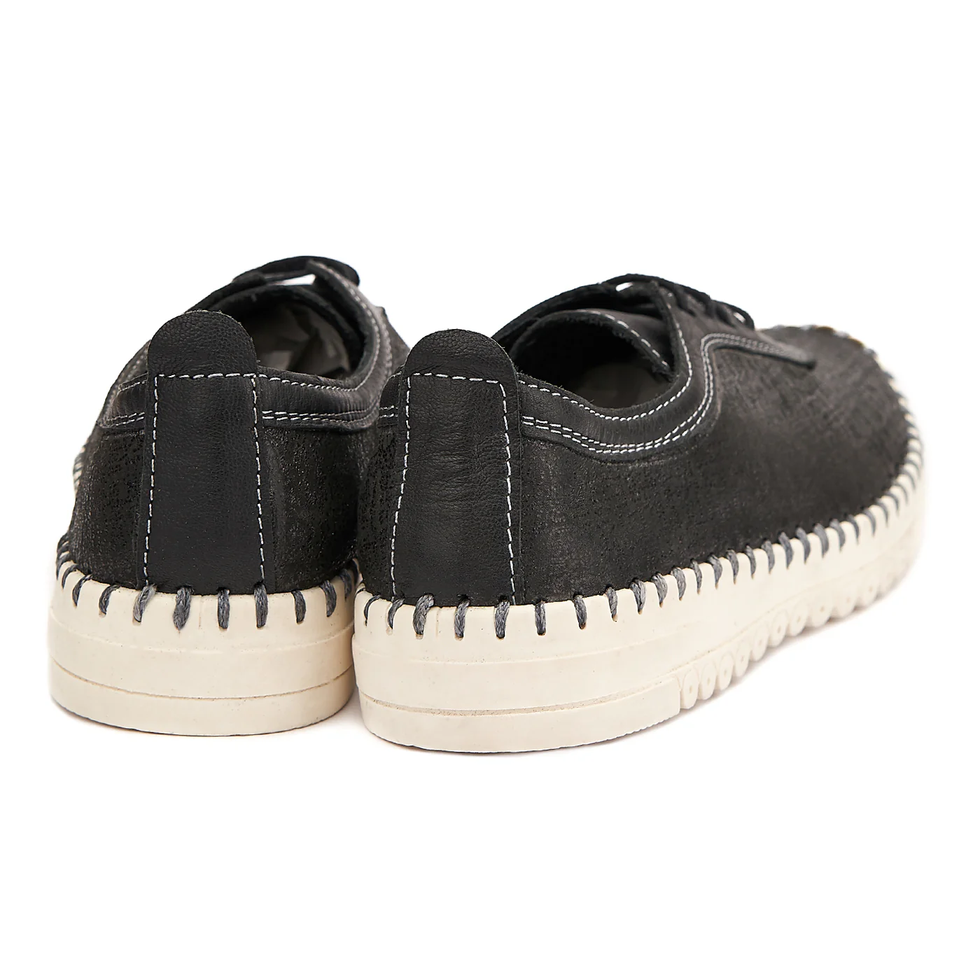 Pantofi Casual Dama cu Siret din Piele Naturala 1478 - Image 2
