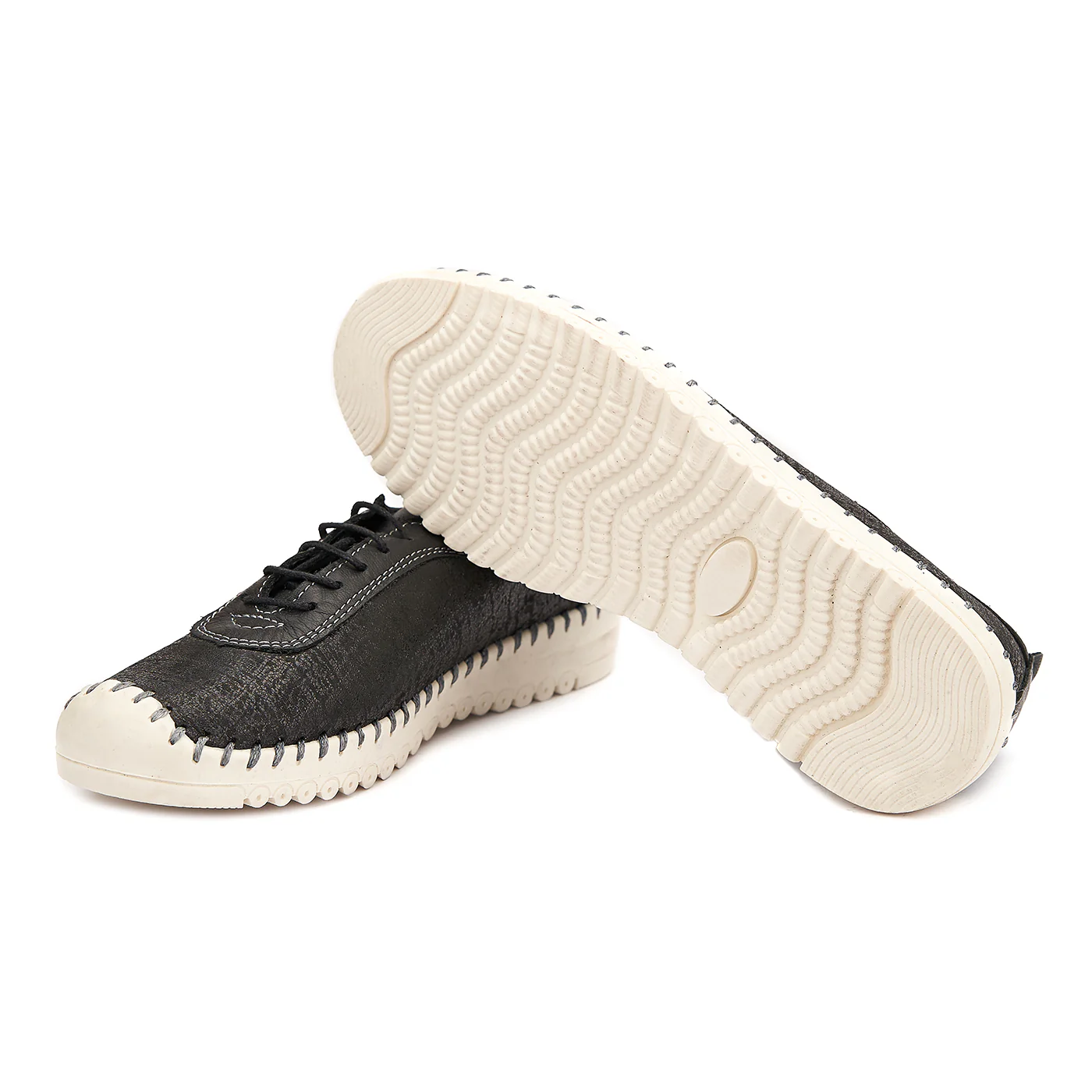 Pantofi Casual Dama cu Siret din Piele Naturala 1478 - Image 3