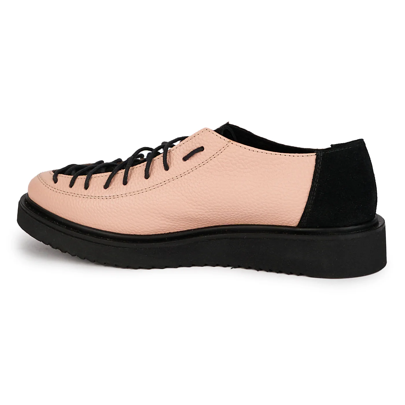 Pantofi casual dama din piele naturala roz 18330 - Image 2