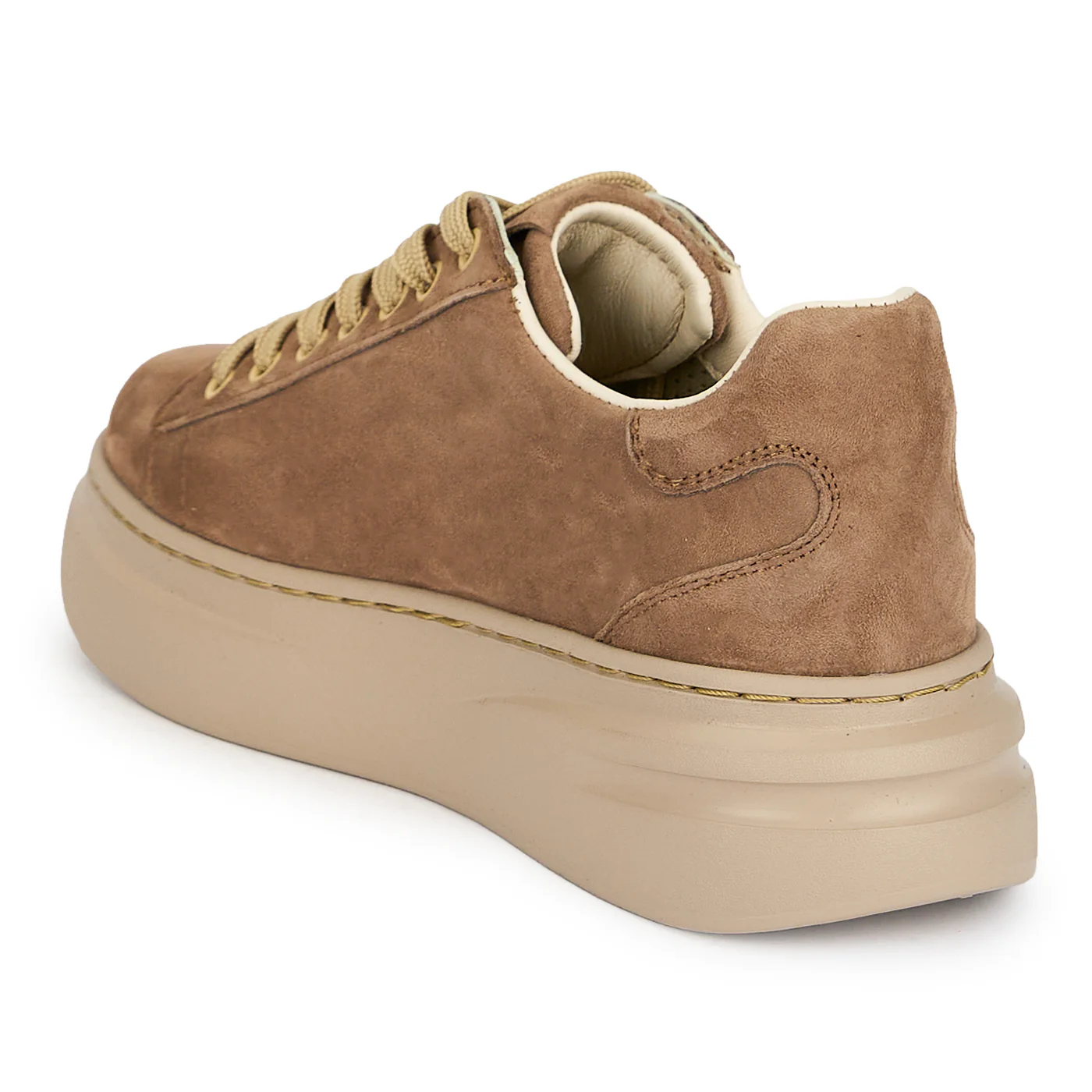 Pantofi casual dama din piele naturala bej 19932 - Image 2