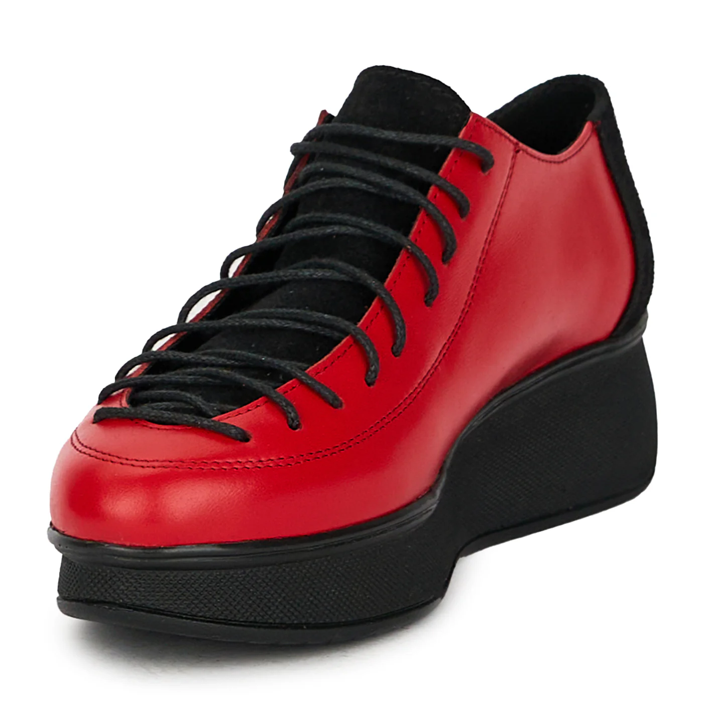 Pantofi casual dama din piele naturala cu siret 17805 - Image 3