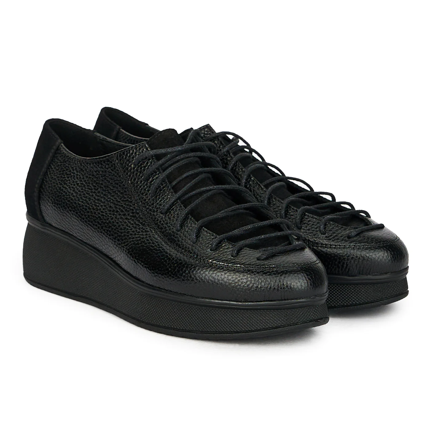 Pantofi casual dama din piele naturala cu siret 17808 - Image 4