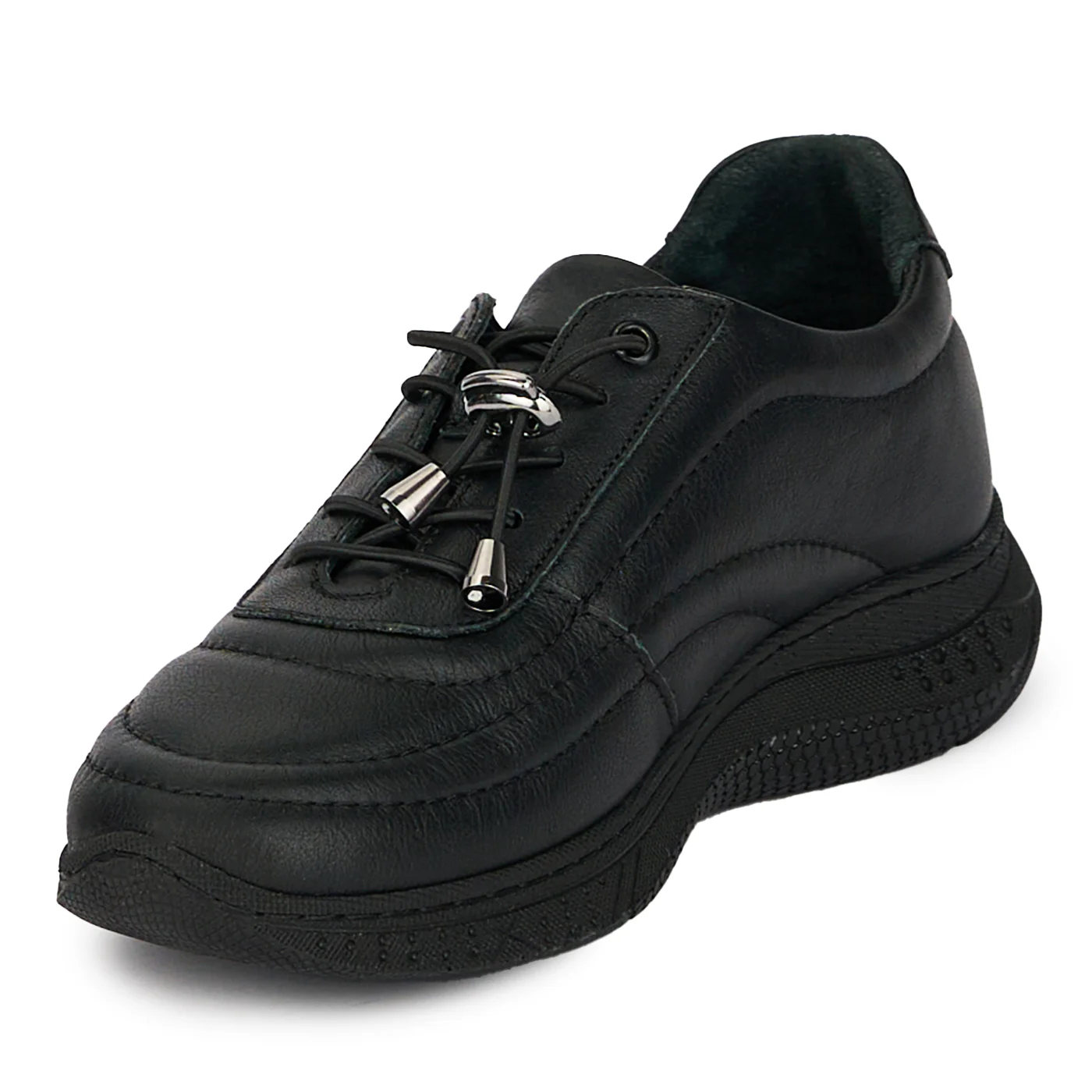 Pantofi casual dama din piele naturala cu siret 17919 - Image 3