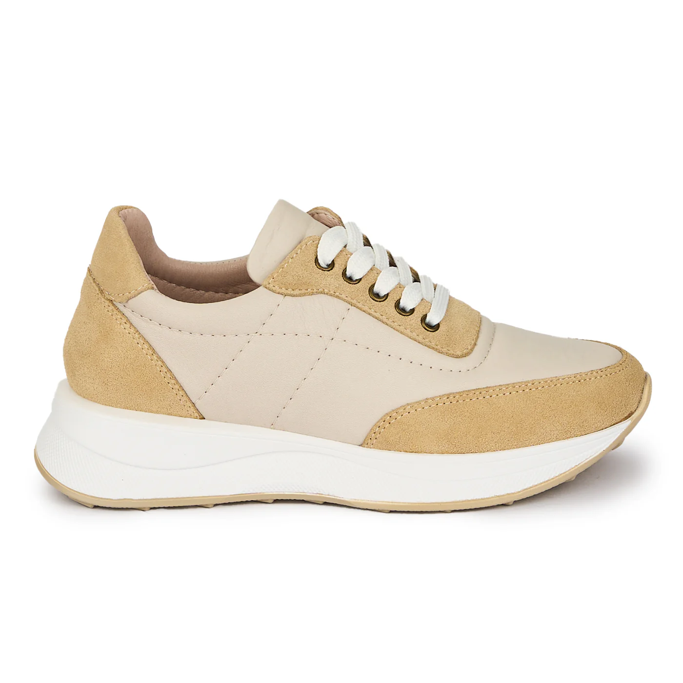 Pantofi casual dama din piele naturala cu siret 17920