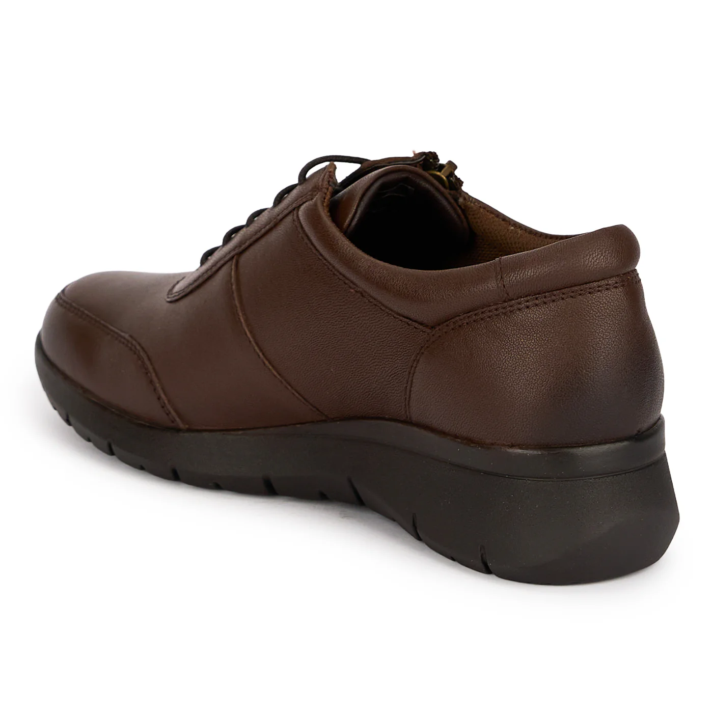 Pantofi casual dama din piele naturala maro 18817 - Image 2