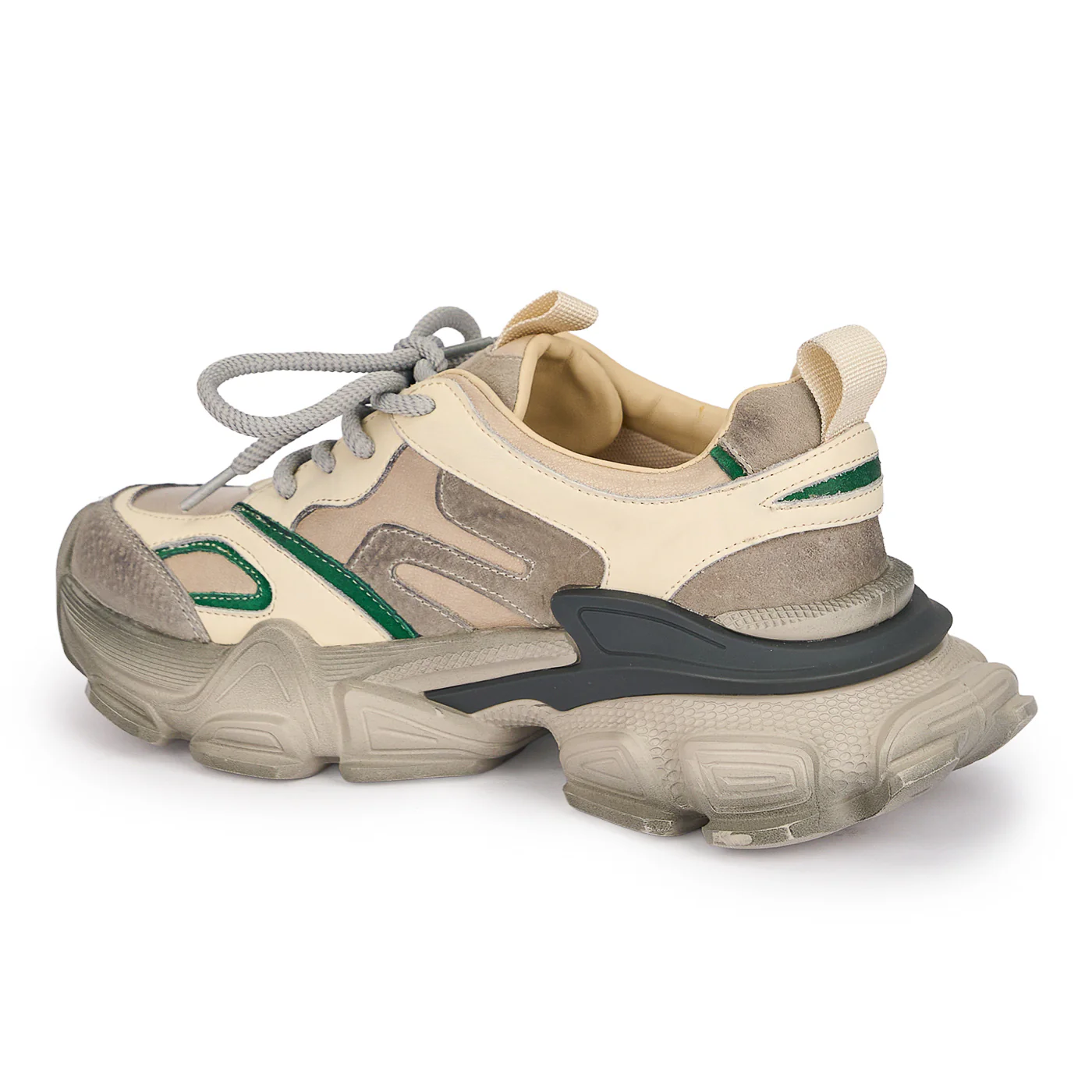 Pantofi casual dama din piele naturala multicolora 18828 - Image 2