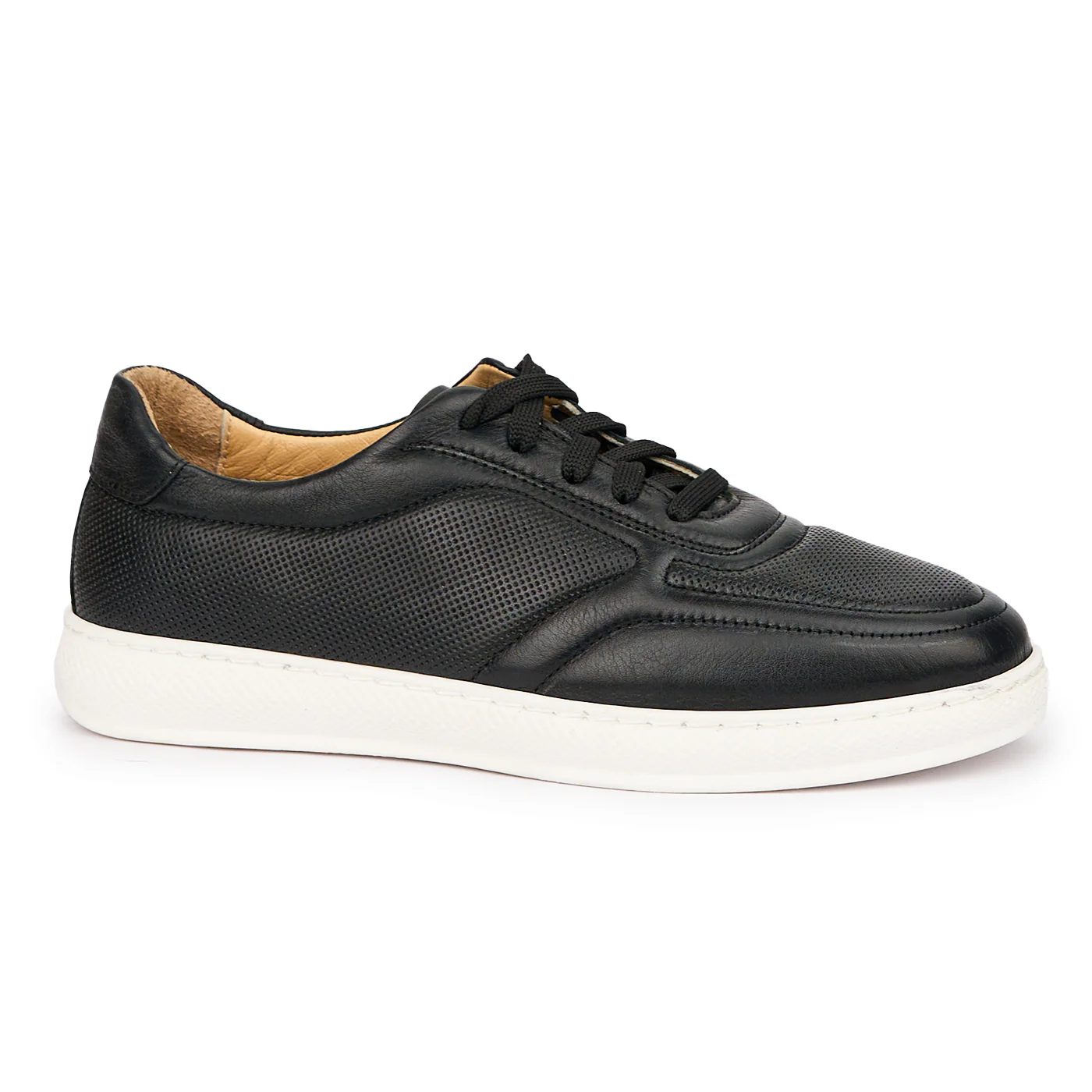 Pantofi casual dama din piele naturala neagra 14454