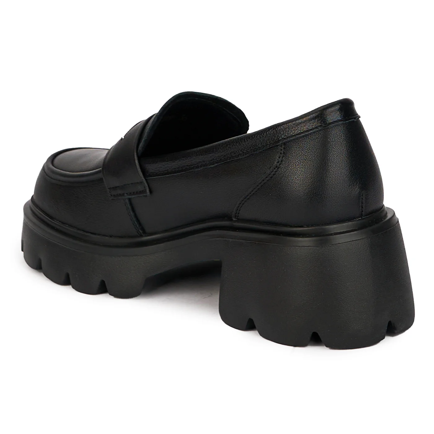 Pantofi casual dama din piele naturala neagra 17996 - Image 2