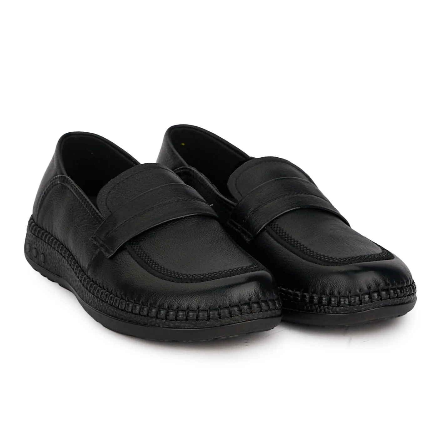 Pantofi casual dama din piele naturala neagra 18716 - Image 4