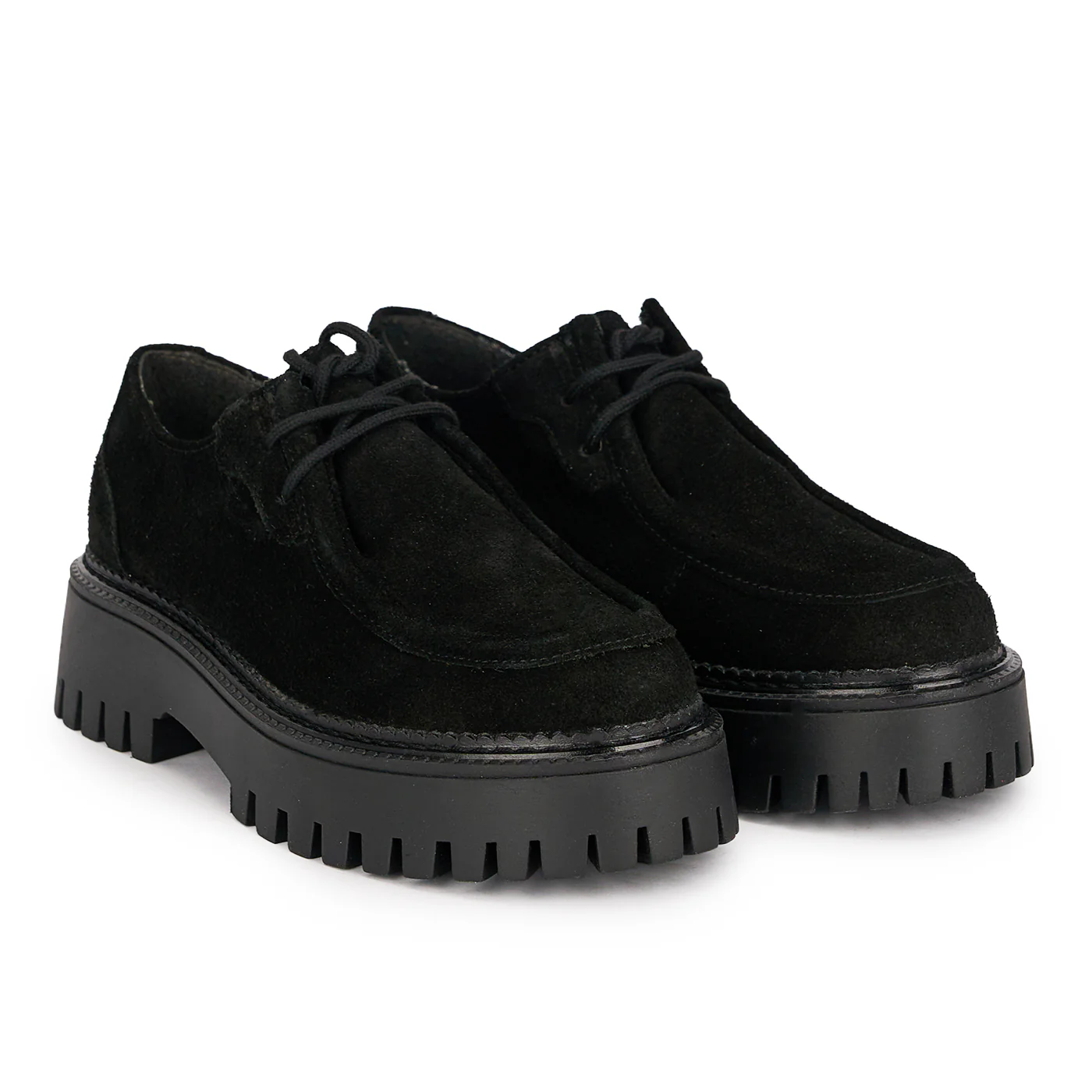 Pantofi casual dama din piele naturala neagra 18820 - Image 4