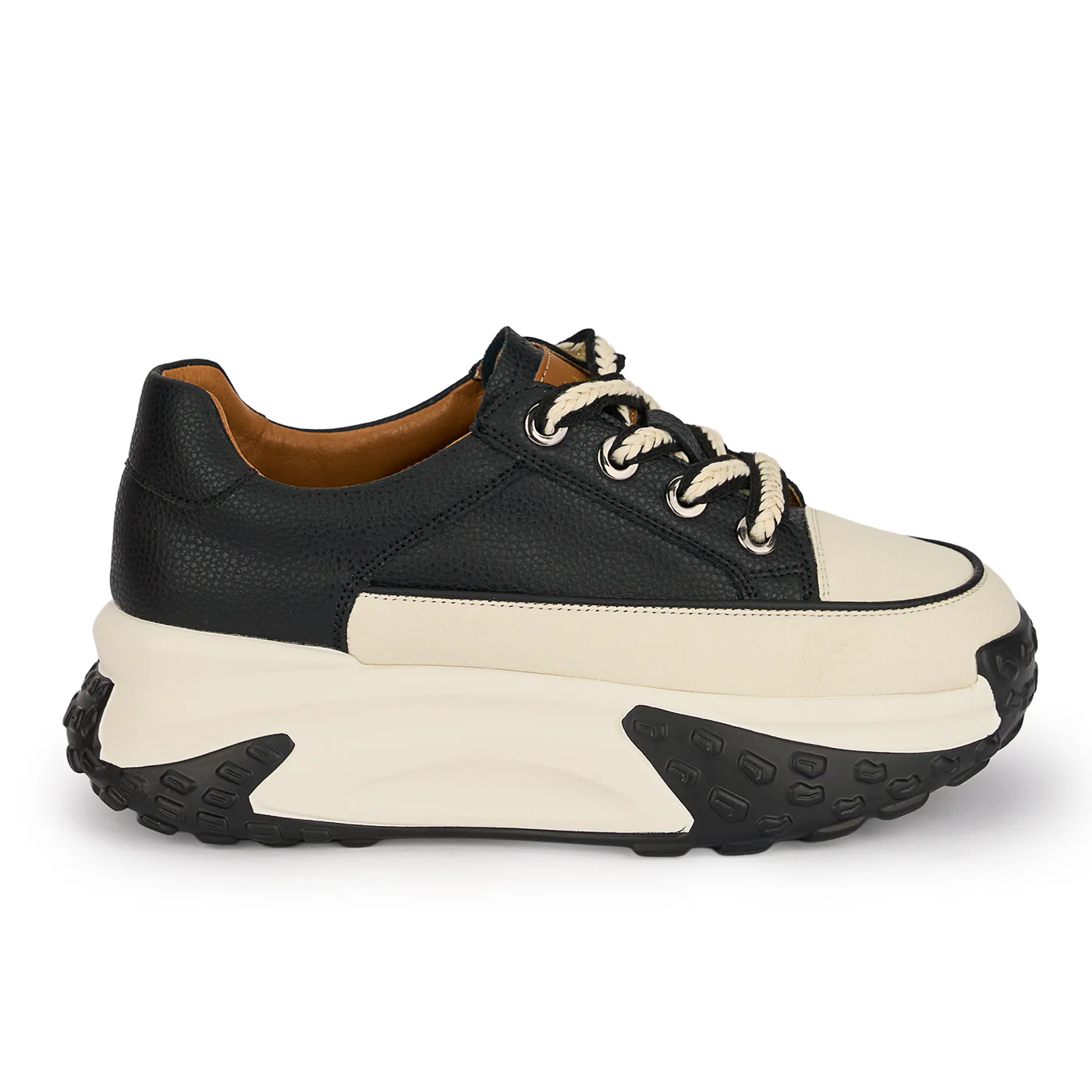 Pantofi casual dama din piele naturala neagra 18824