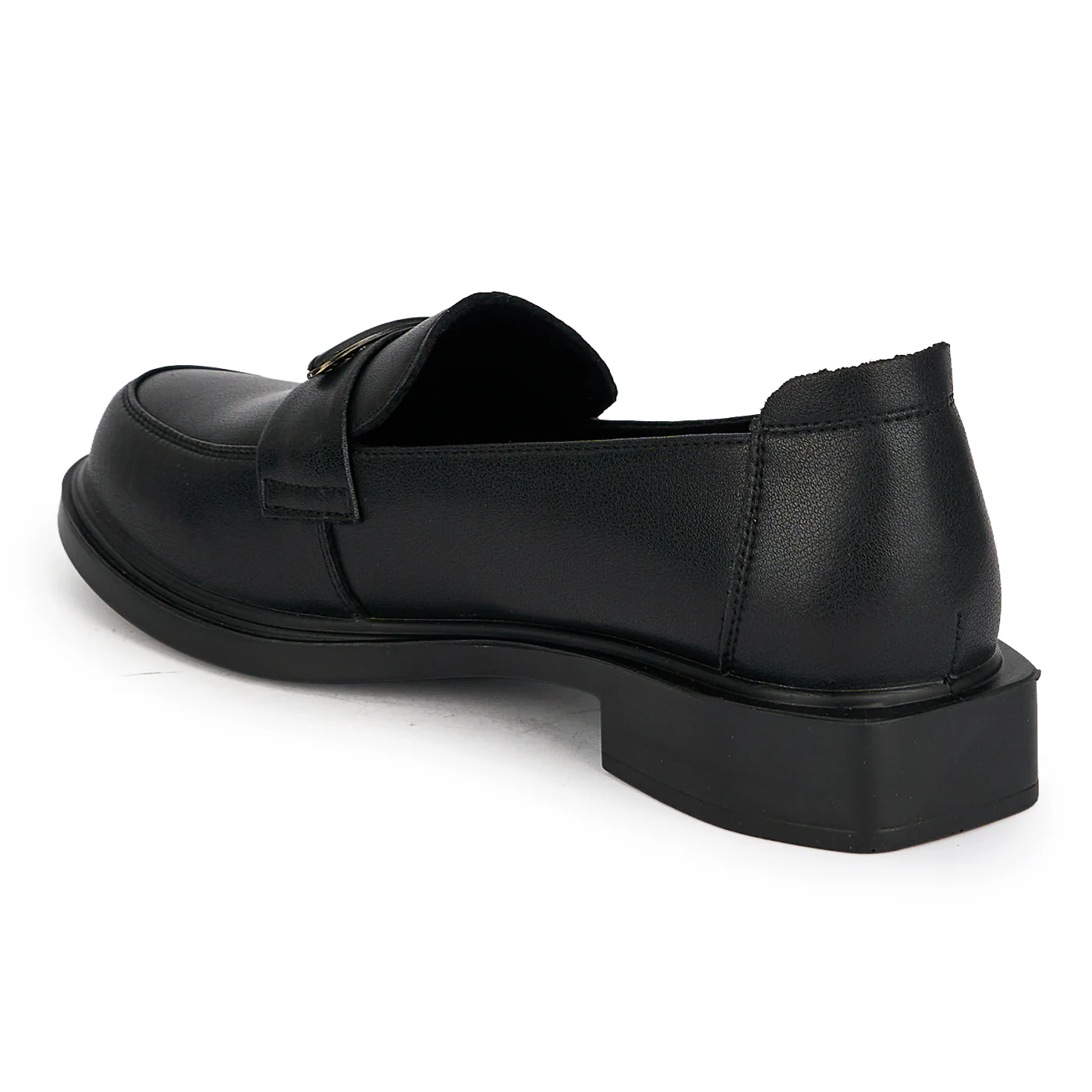 Pantofi casual dama din piele naturala neagra 19512 - Image 2