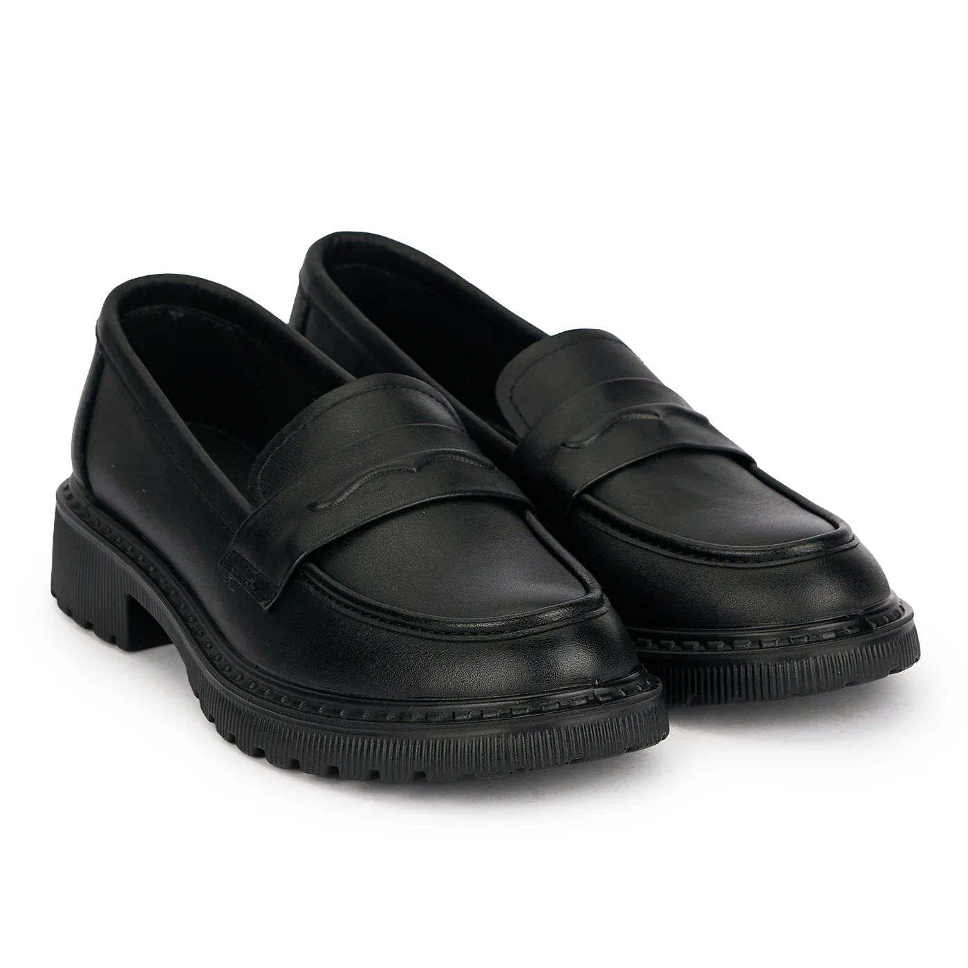 Pantofi casual dama din piele naturala neagra 19595 - Image 4