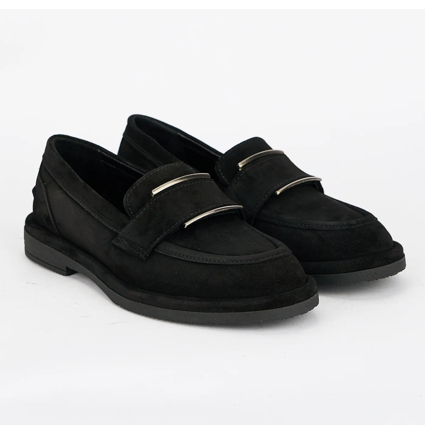 Pantofi casual dama din piele naturala neagra 19723 - Image 4