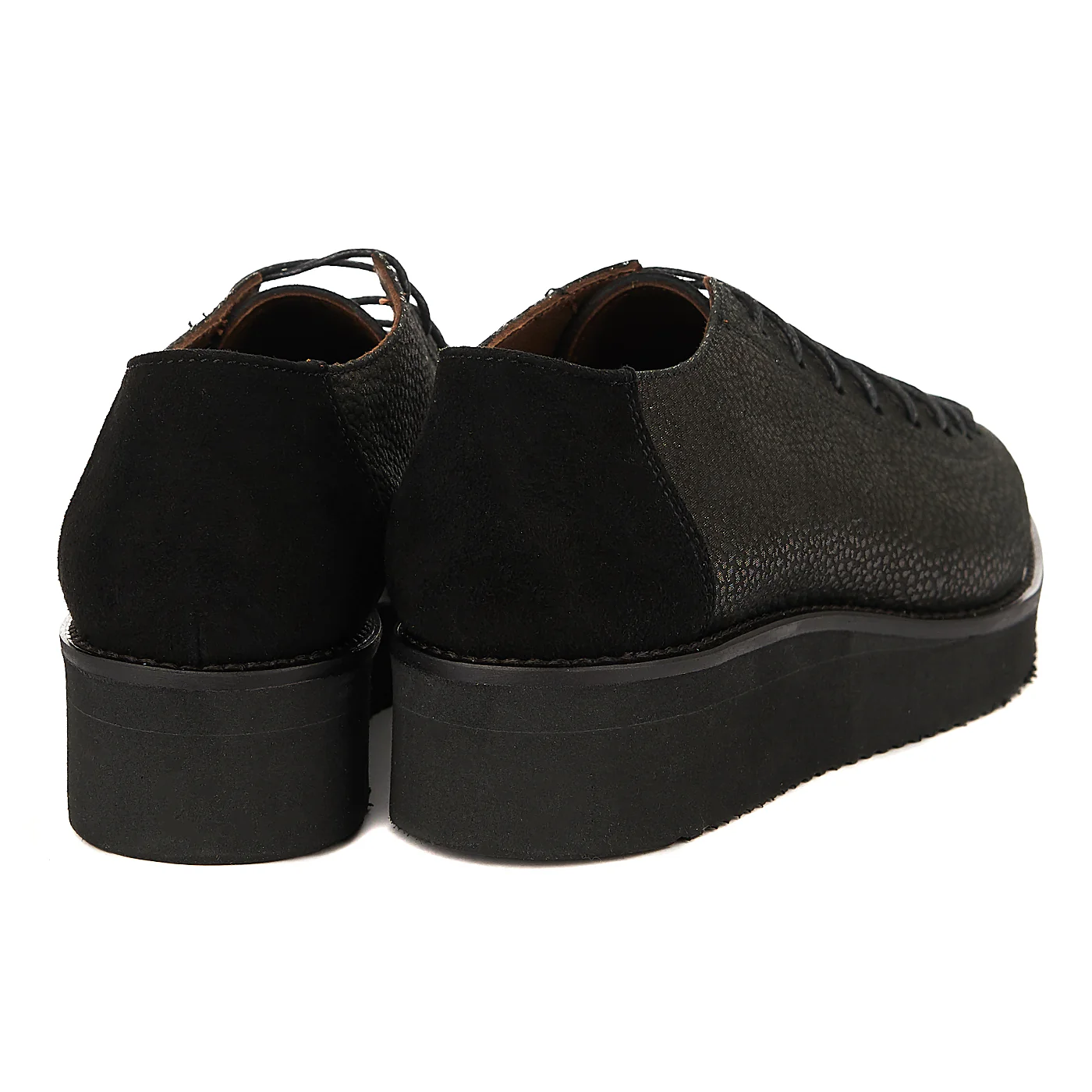 Pantofi Casual Dama Negru din Piele Naturala 1258 - Image 3