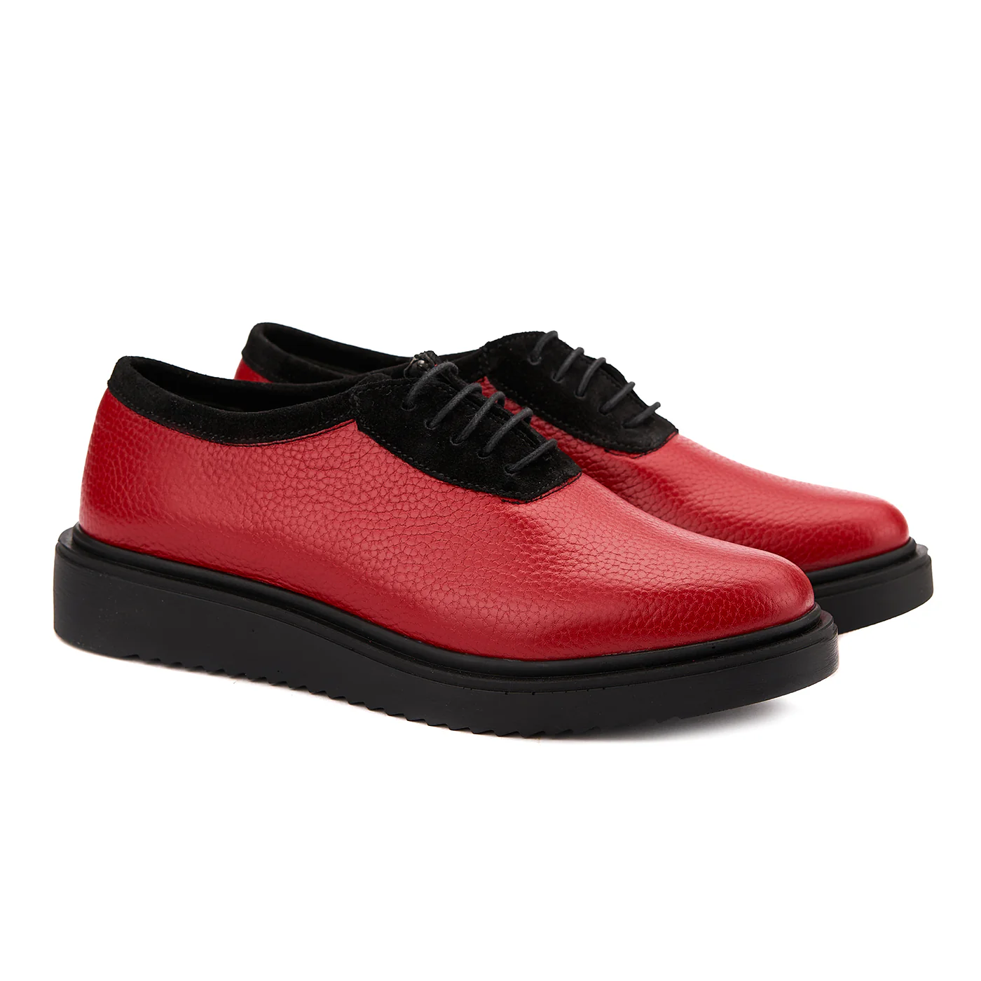 Pantofi Casual Dama Rosii din Piele Naturala 1445 - Image 2