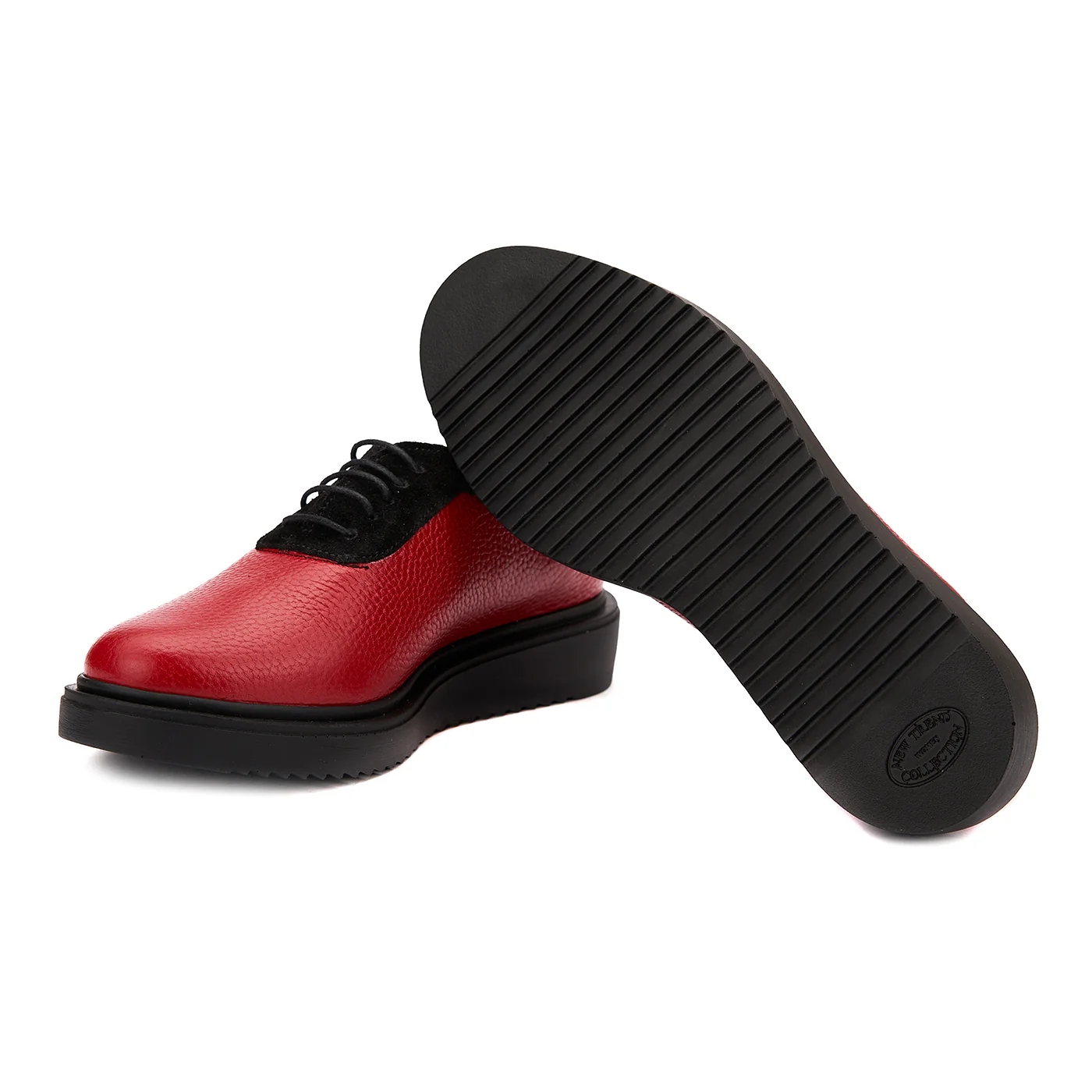 Pantofi Casual Dama Rosii din Piele Naturala 1445 - Image 4