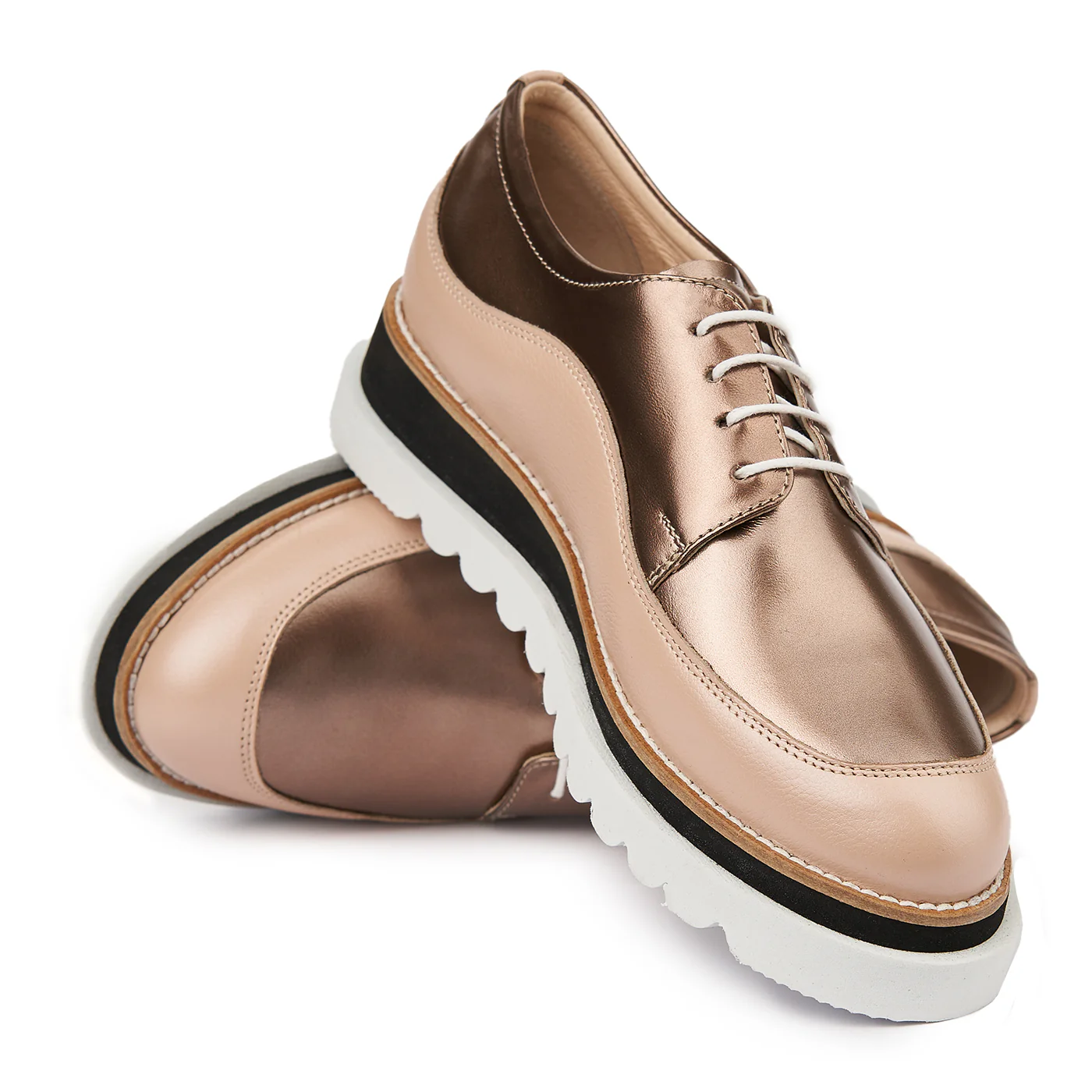 Pantofi Casual Dama Talpa Inalta Usoara din Piele Naturala 1851 - Image 4
