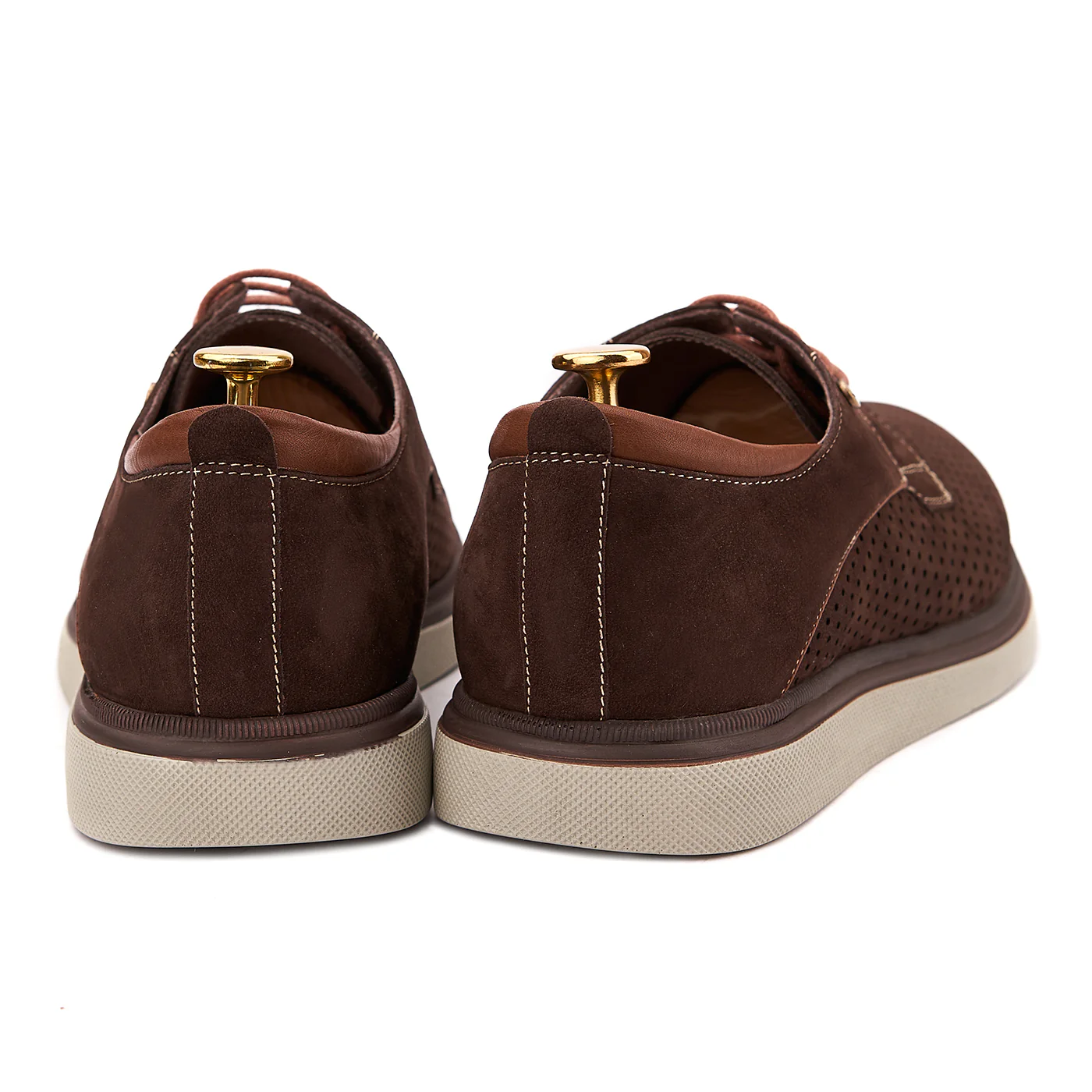 Pantofi casual din piele naturala maro 0104 - Image 2