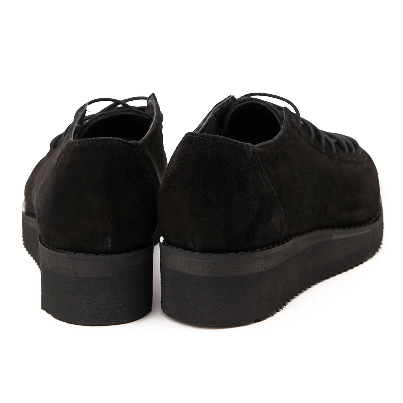Pantofi Casual Piele Intoarsa Dama Negri 1384 - Image 2